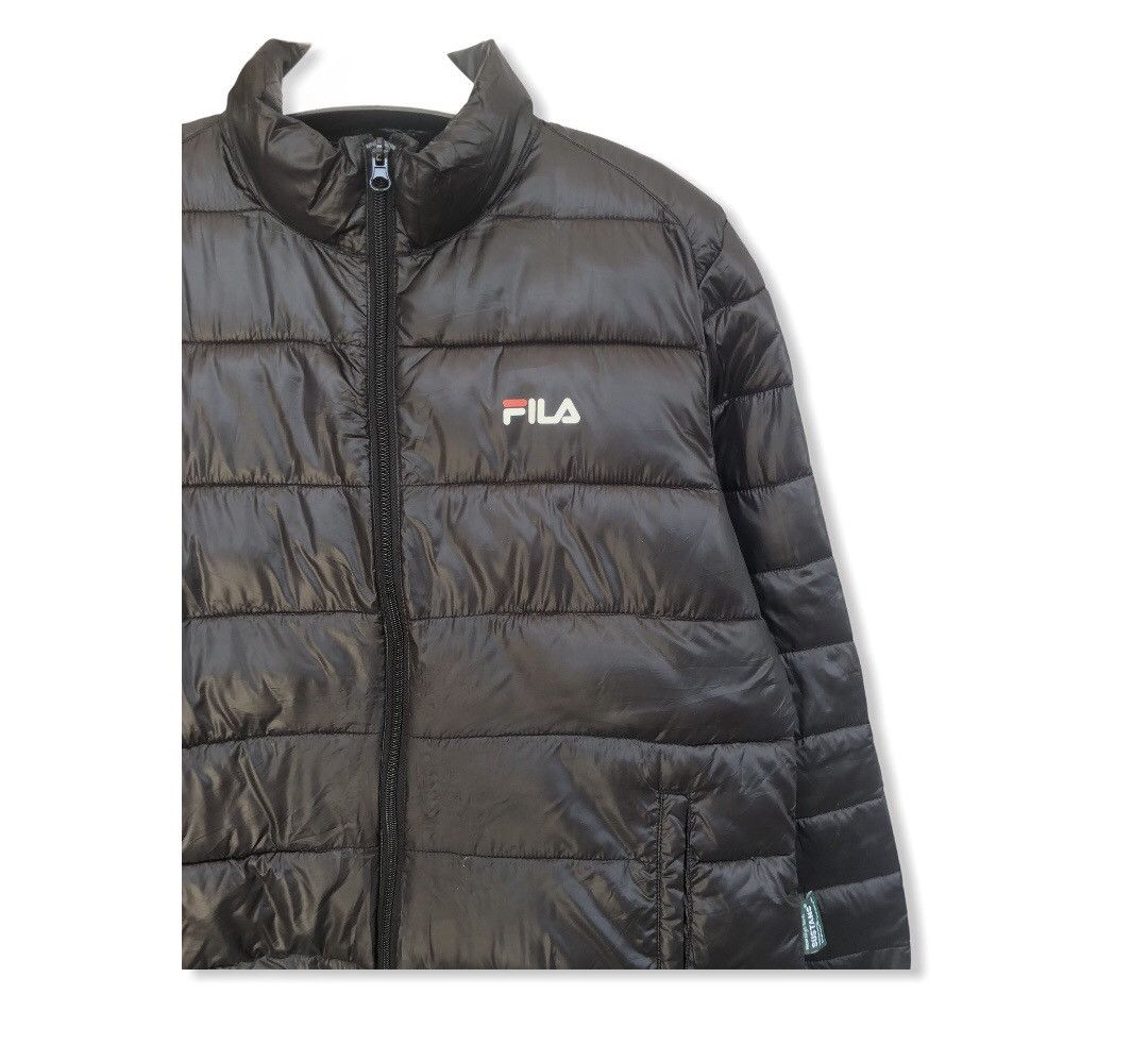 Fila × Vintage Vintage Fila Small Logo Puffer Jacket 🧥 Size US M / EU 48-50 / 2 - 2 Thumbnail