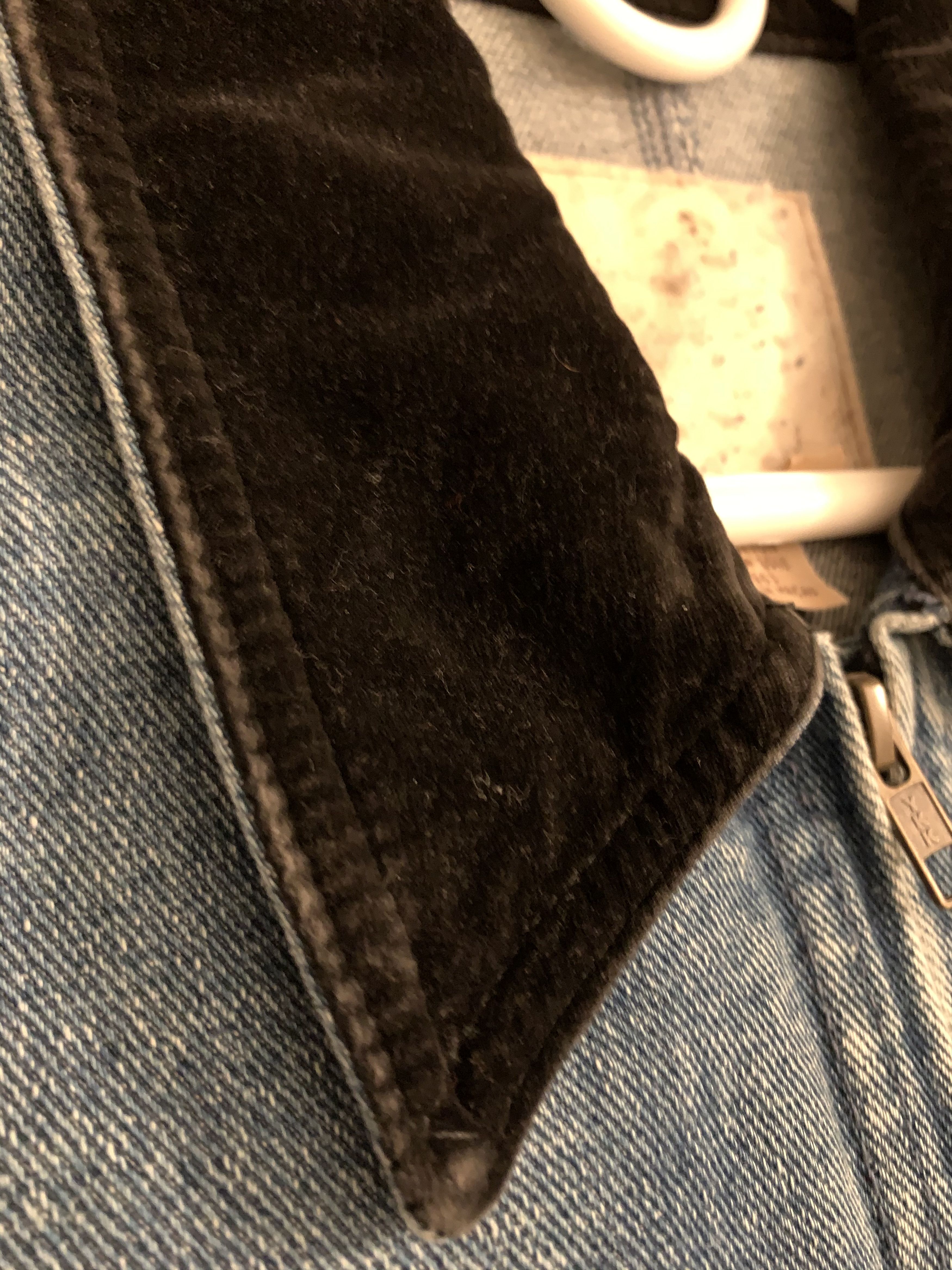 Vintage Zip Denim Jacket Size US L / EU 52-54 / 3 - 4 Thumbnail