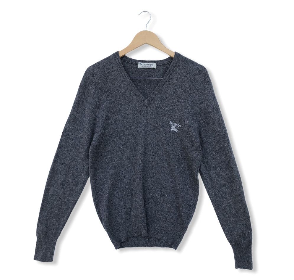 Burberry VINTAGE MADE IN SCOTLAND LAMBS WOOL PULLOVER Size US M / EU 48-50 / 2 - 1 Thumbnail