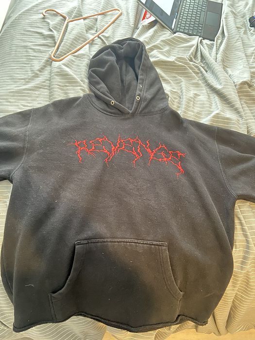 Black anarchy hoodie store revenge