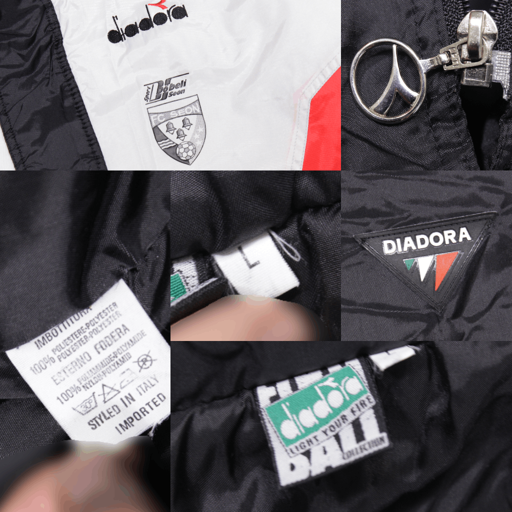 Diadora 90S FC Seon Warm Jacket Vintage Size US L / EU 52-54 / 3 - 10 Thumbnail
