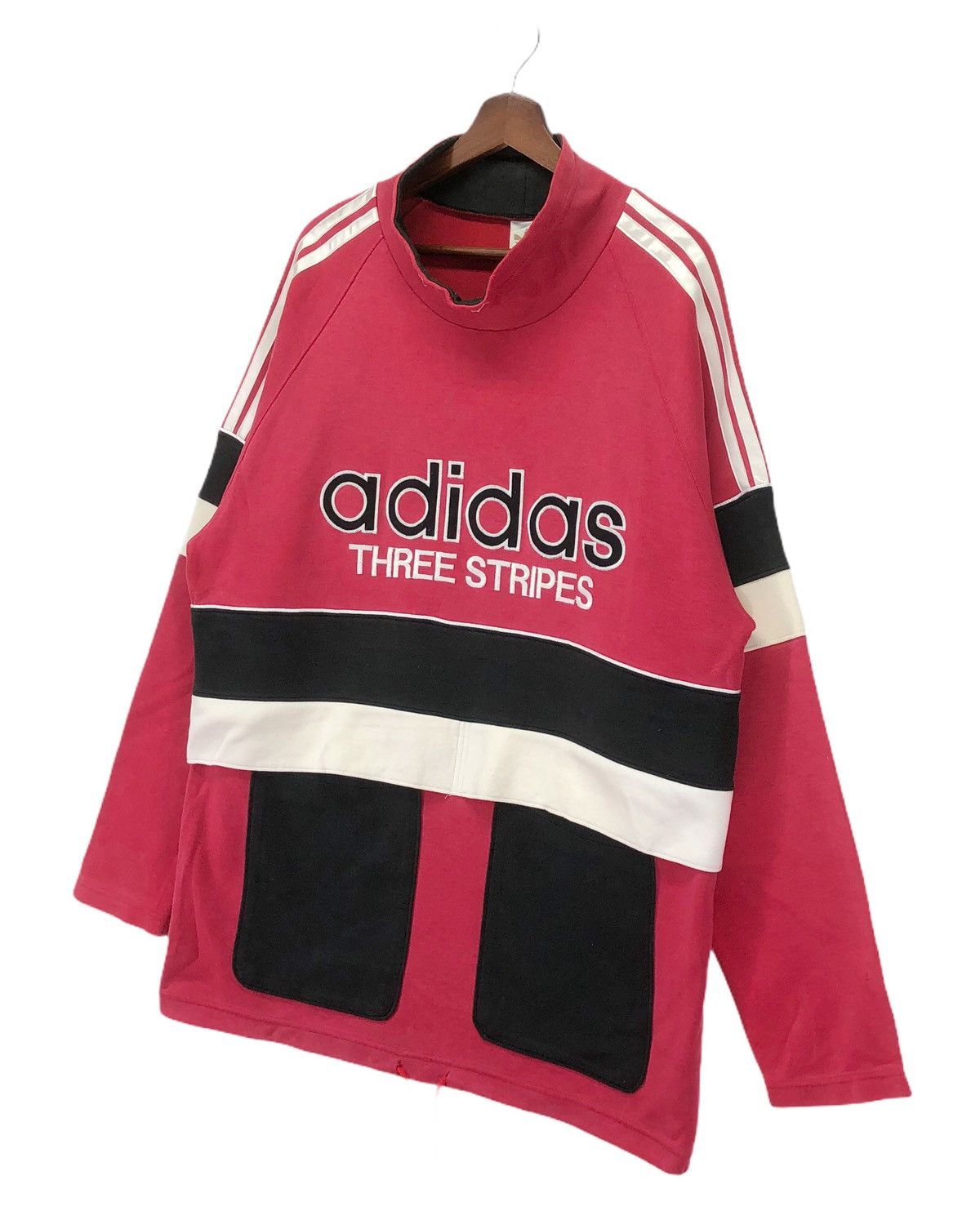 Vintage Vintage 90s Adidas Sportswear Hiphop Pullover Size US M / EU 48-50 / 2 - 5 Thumbnail