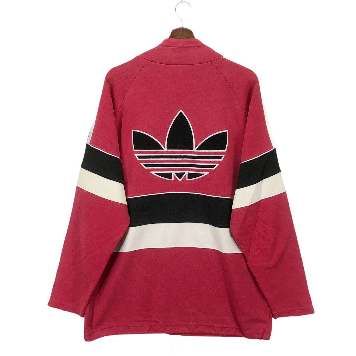 Vintage Vintage 90s Adidas Sportswear Hiphop Pullover Size US M / EU 48-50 / 2 - 1 Thumbnail