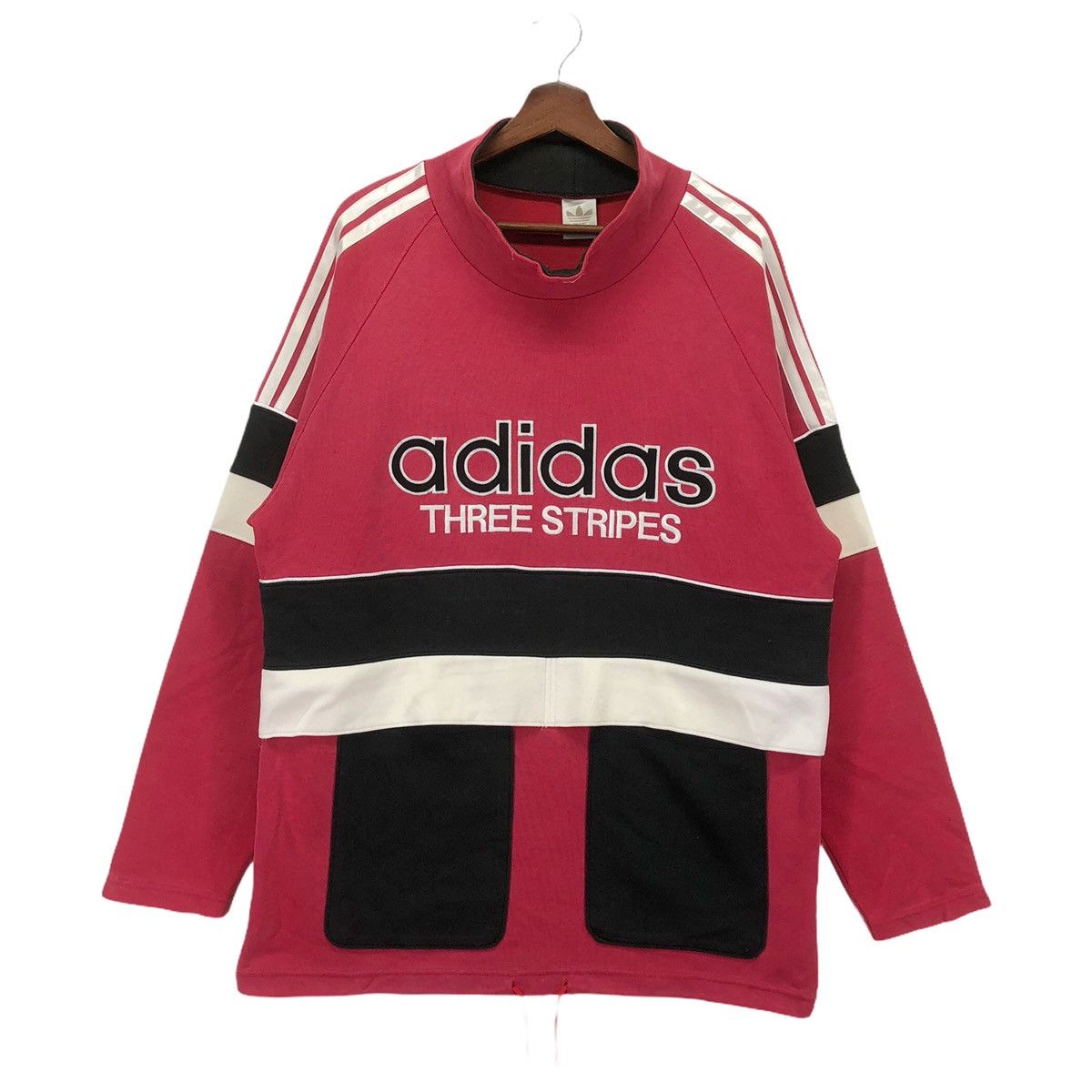 Vintage Vintage 90s Adidas Sportswear Hiphop Pullover Size US M / EU 48-50 / 2 - 4 Thumbnail