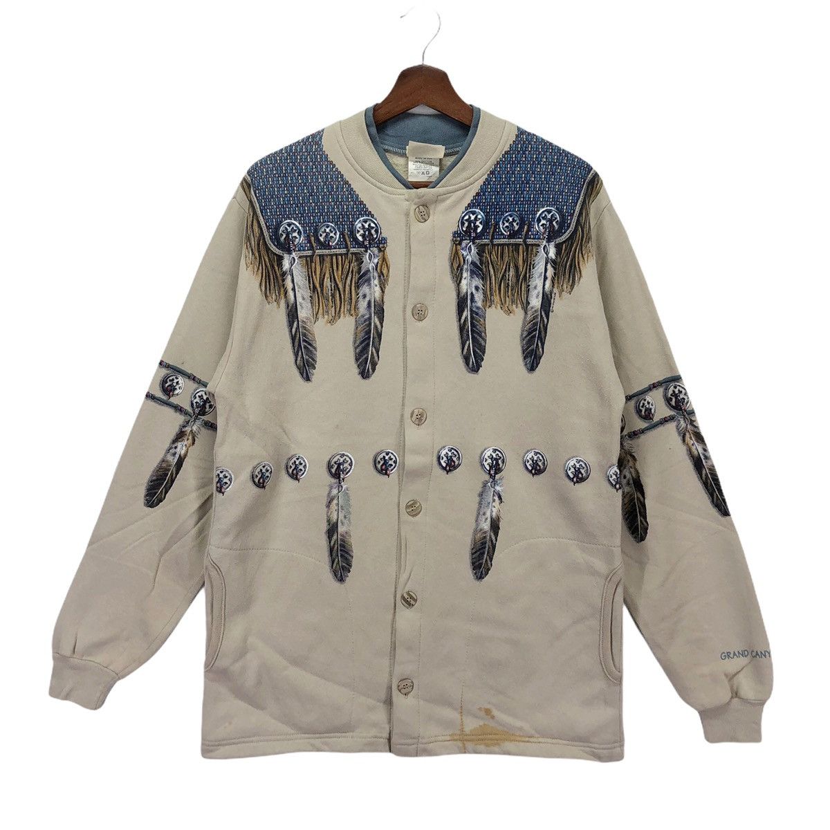 Native Vintage 90s Native Outdoor Sweatshirt Button Size US M / EU 48-50 / 2 - 1 Thumbnail