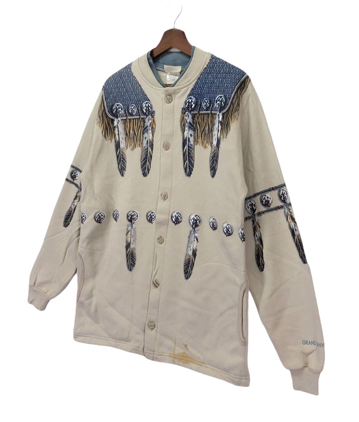 Native Vintage 90s Native Outdoor Sweatshirt Button Size US M / EU 48-50 / 2 - 2 Thumbnail