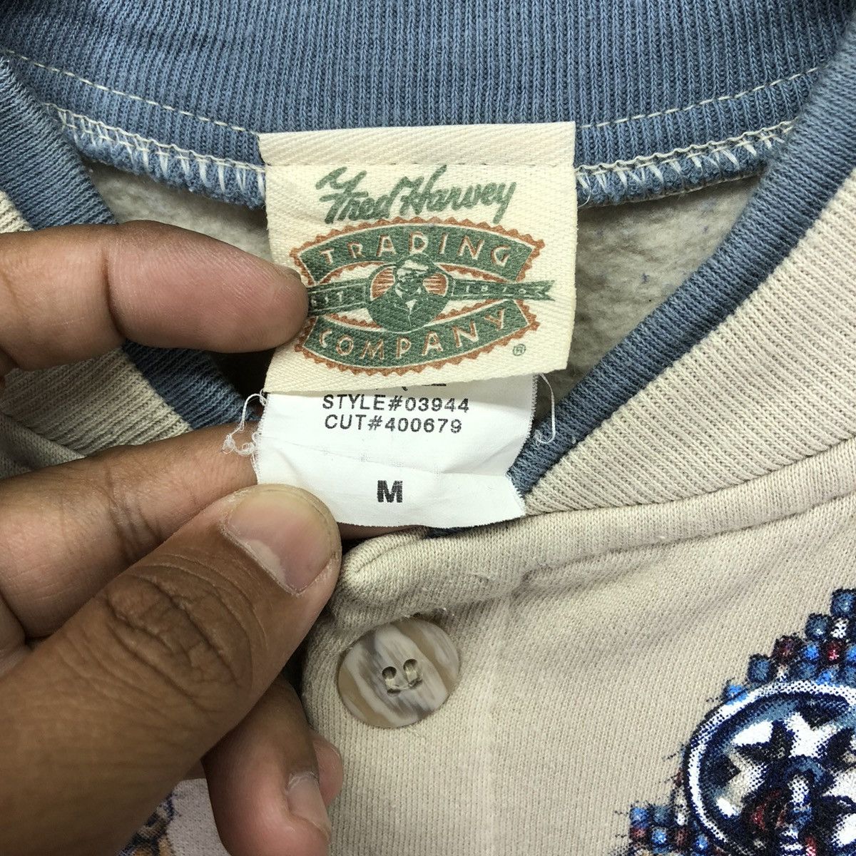 Native Vintage 90s Native Outdoor Sweatshirt Button Size US M / EU 48-50 / 2 - 9 Thumbnail