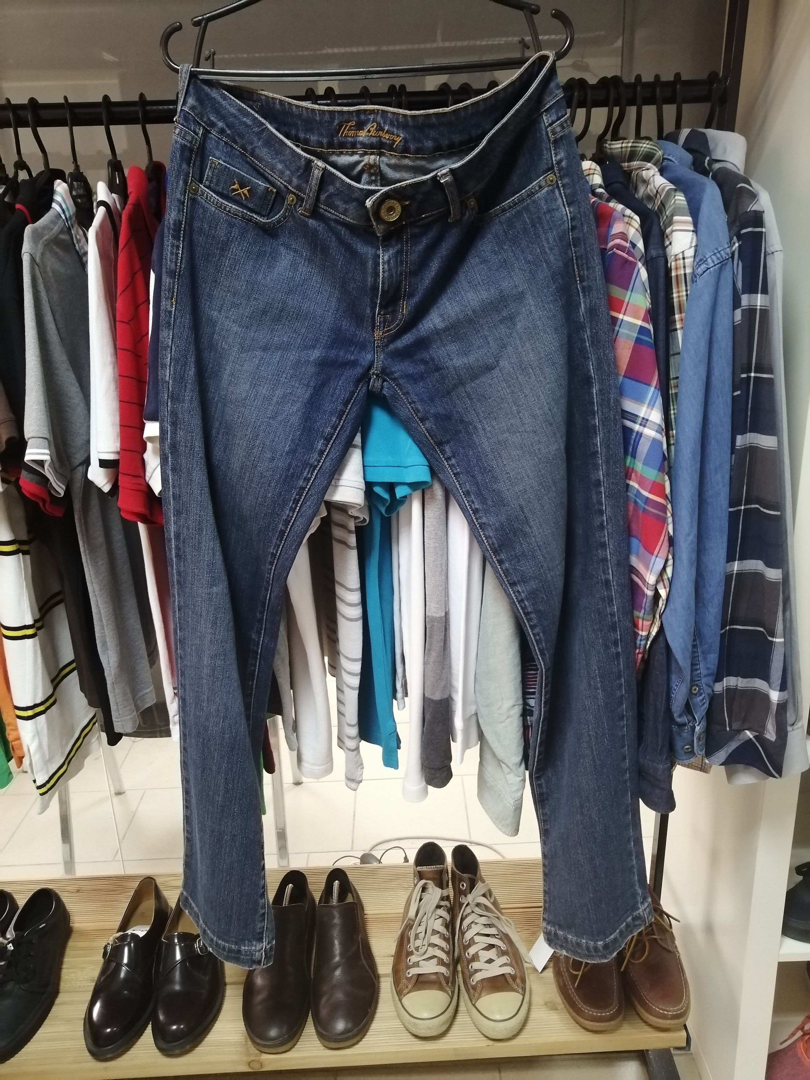 Burberry Thomas Burberry denim pants Size US 34 / EU 50 - 1 Thumbnail