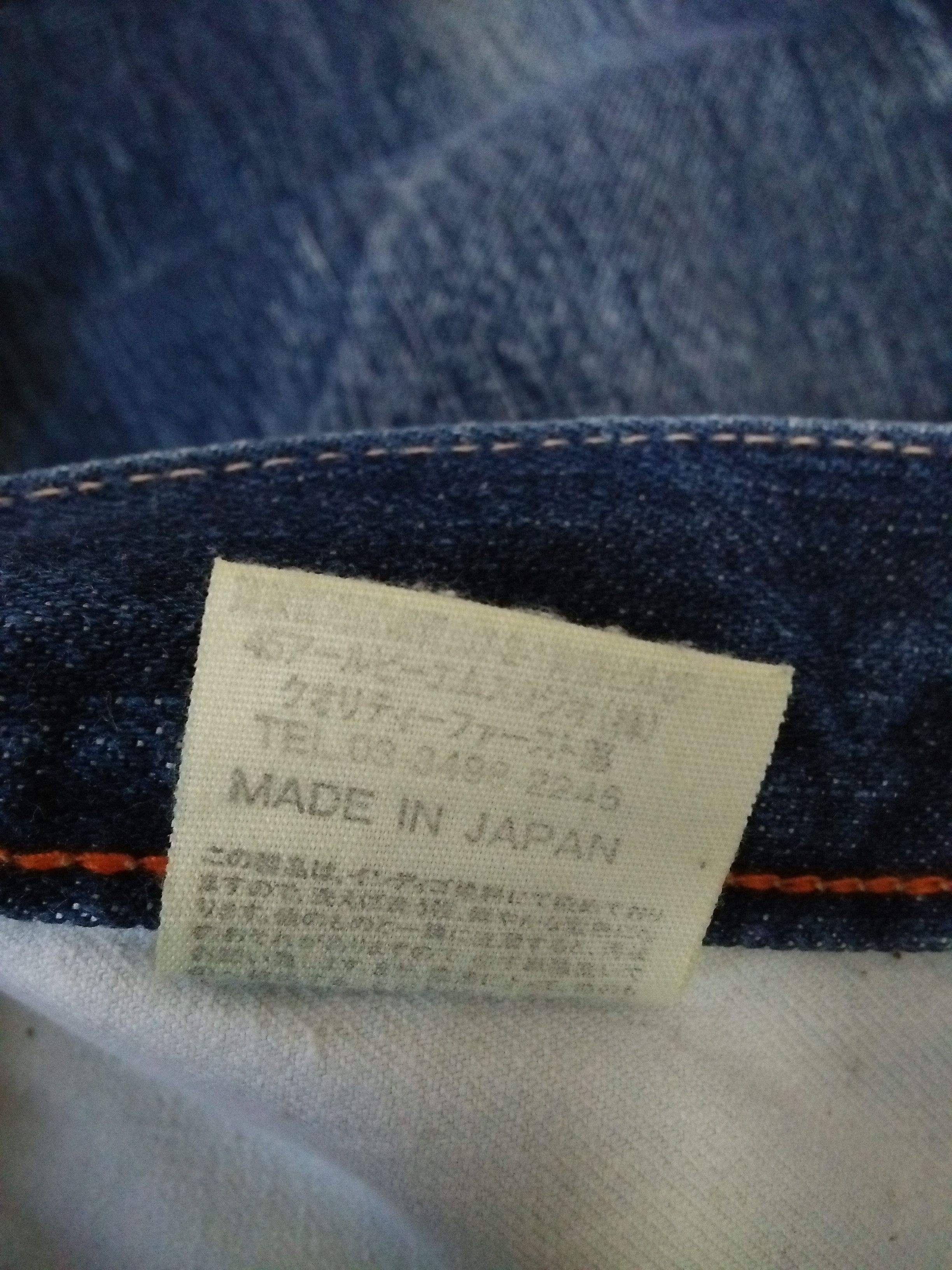 45rpm 45RPM YOHJI YAMAMOMO SPOTTED HORSE SELVEDGE DENIM (B45) W27 Size US 27 - 8 Thumbnail