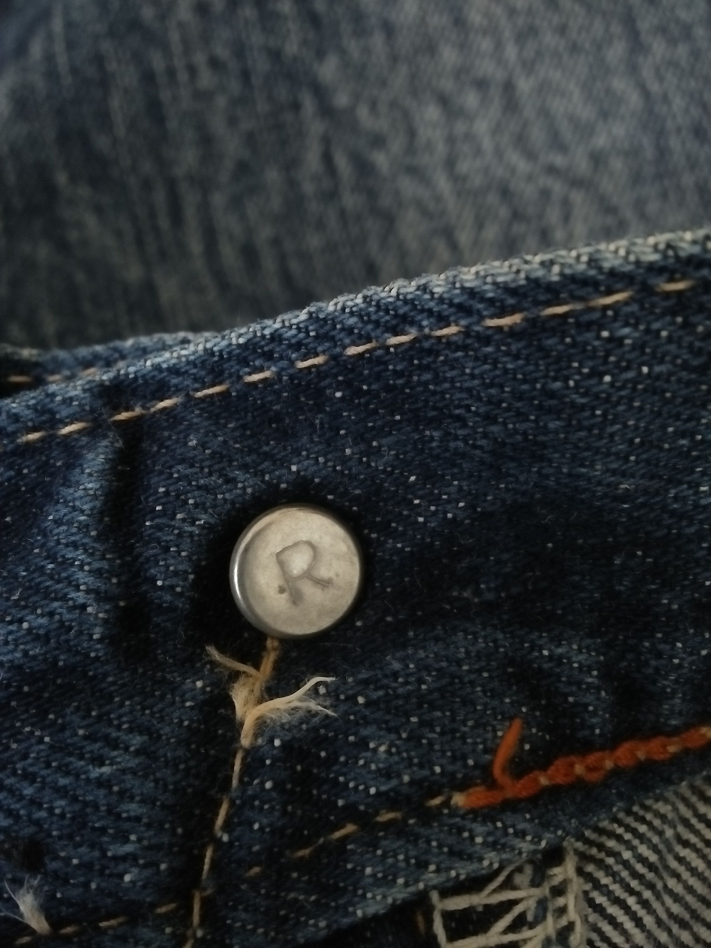 45rpm 45RPM YOHJI YAMAMOMO SPOTTED HORSE SELVEDGE DENIM (B45) W27 Size US 27 - 7 Thumbnail