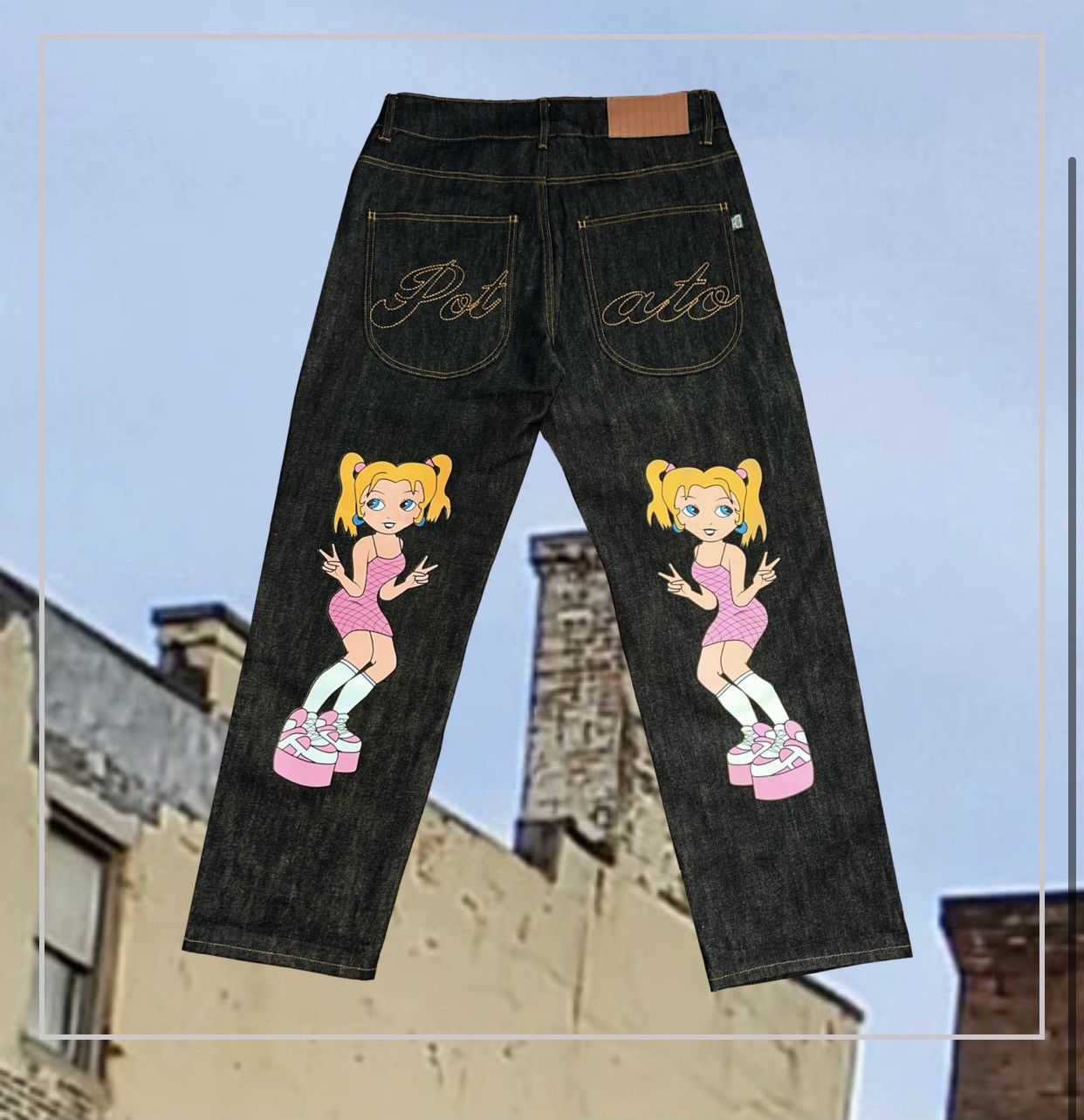 Imran Potato Imran Potato Graphic Jeans | Grailed