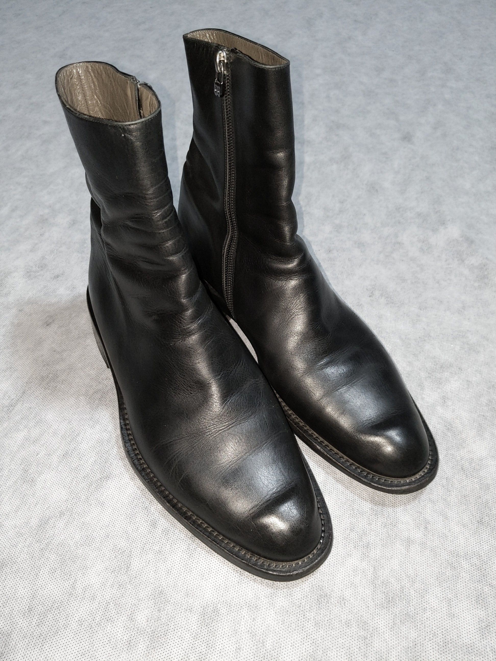 Bally Bally Adrian zip Chelsea Boots Ankle Boots Black Leather 7 | Grailed