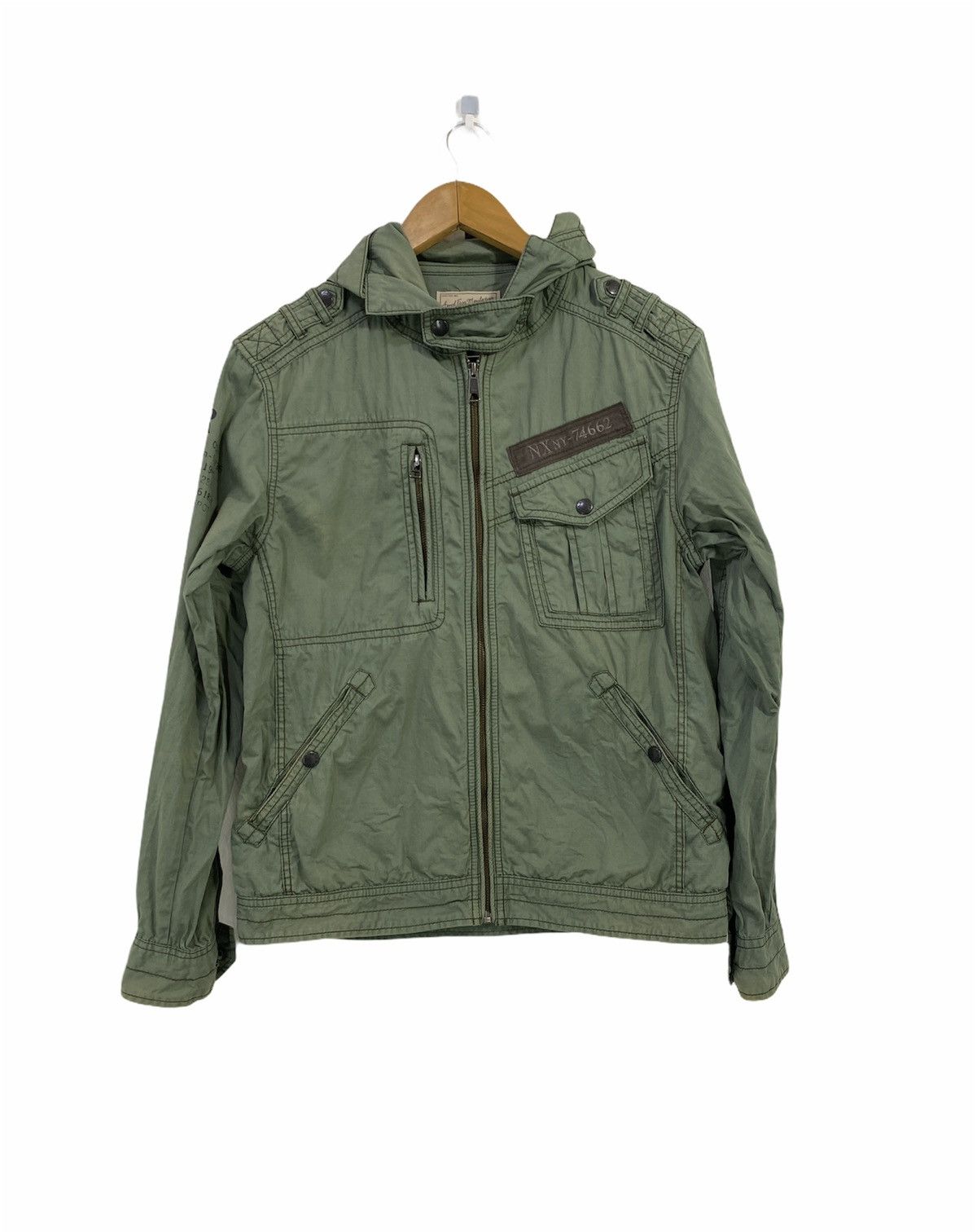 Avirex Avirex Light Jacket Design NX Ny-74662 Nice Design Size US M / EU 48-50 / 2 - 1 Thumbnail