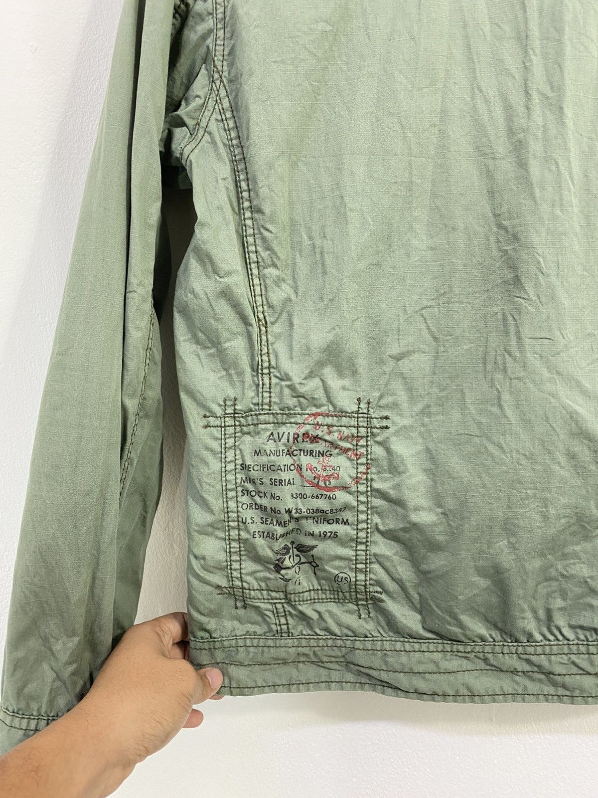 Avirex Avirex Light Jacket Design NX Ny-74662 Nice Design Size US M / EU 48-50 / 2 - 9 Thumbnail