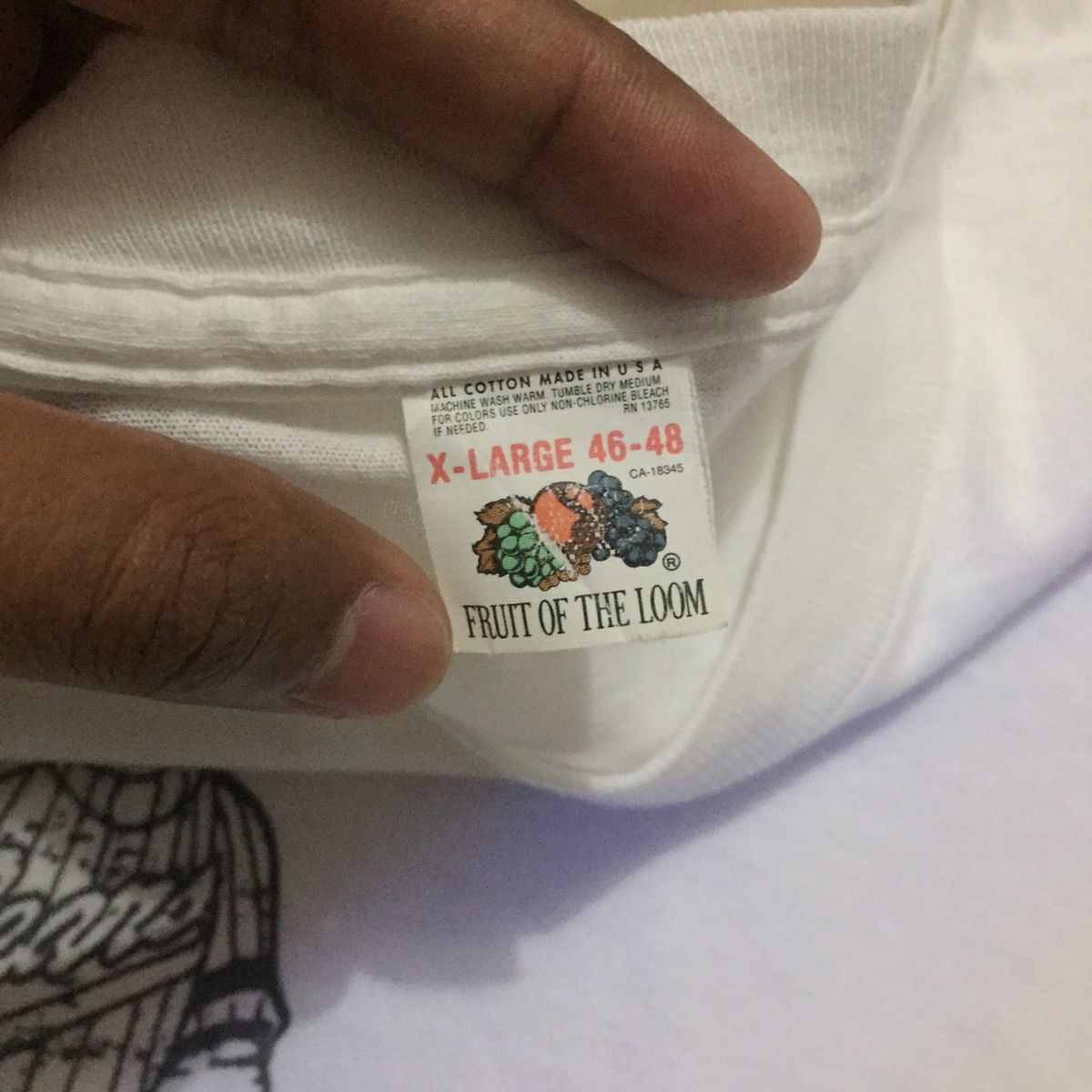 Fruit Of The Loom Vintage Dwight Washington D.C 1996 Rich Tee Size US XL / EU 56 / 4 - 8 Thumbnail