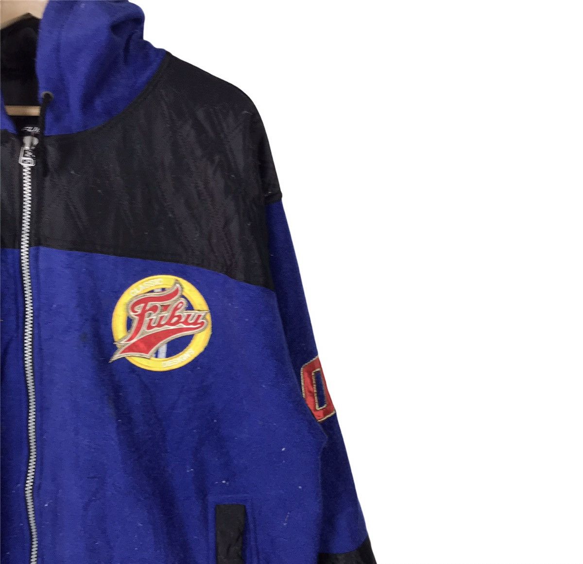Fubu VTG FUBU BIG LOGO FLEECE HOODED JACKET Size US L / EU 52-54 / 3 - 2 Thumbnail