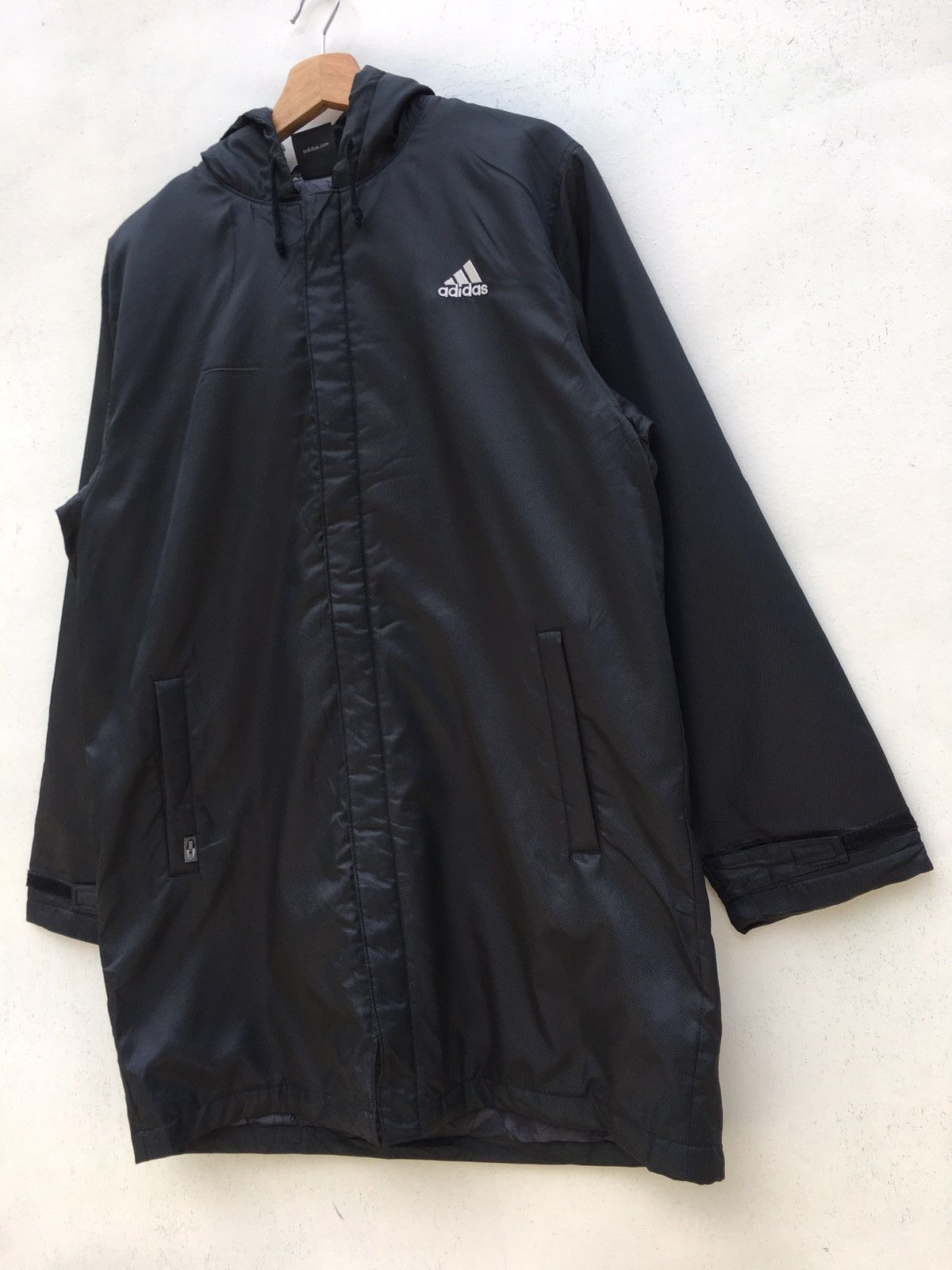 Adidas Rare Adidas Biglogo Spellout Puffed Long Jacket Size US XL / EU 56 / 4 - 9 Thumbnail