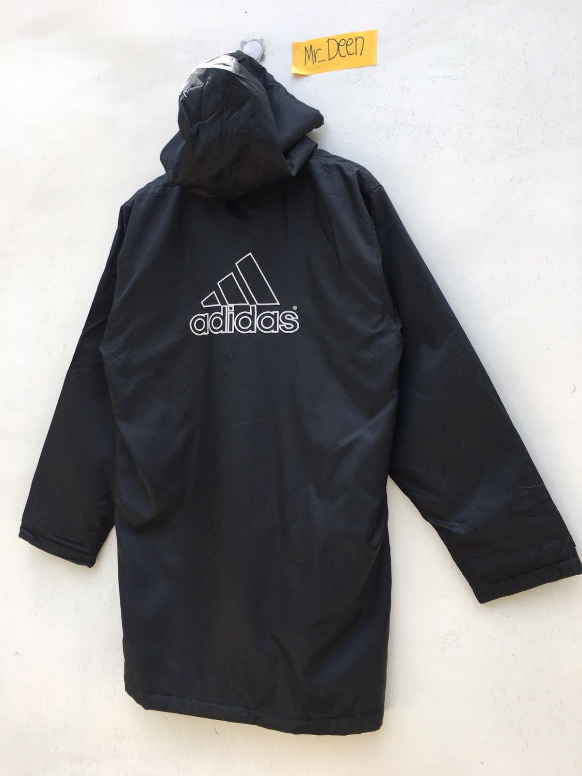Adidas Rare Adidas Biglogo Spellout Puffed Long Jacket Size US XL / EU 56 / 4 - 3 Thumbnail