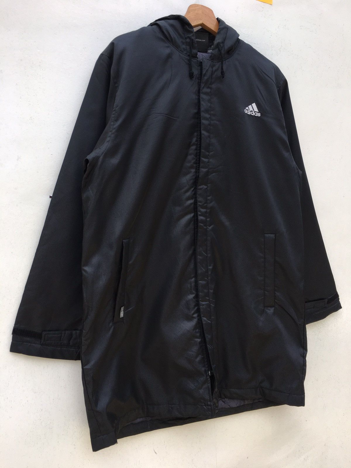 Adidas Rare Adidas Biglogo Spellout Puffed Long Jacket Size US XL / EU 56 / 4 - 8 Thumbnail