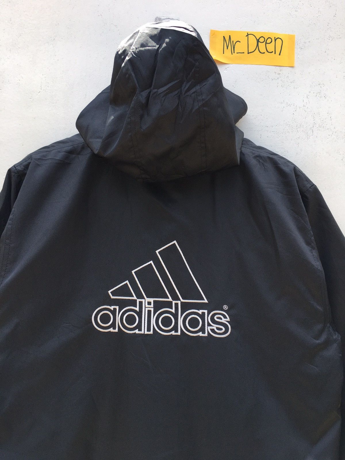 Adidas Rare Adidas Biglogo Spellout Puffed Long Jacket Size US XL / EU 56 / 4 - 4 Thumbnail