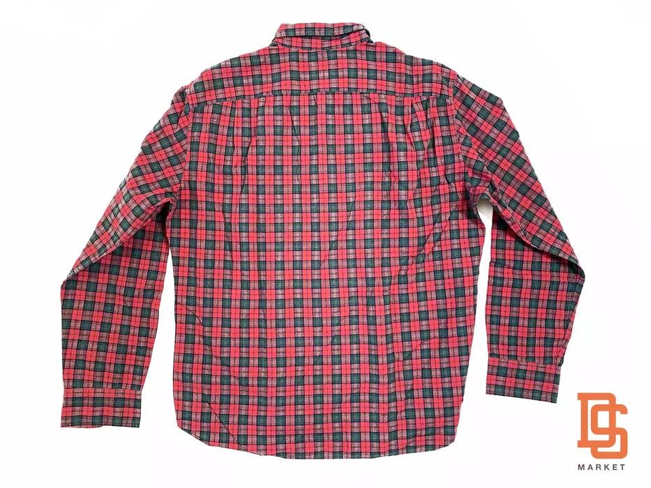 J.Crew J. CREW FLANNEL PLAID BUTTON DOWN SHIRT L/S RED XL SLIM Size US XL / EU 56 / 4 - 4 Thumbnail