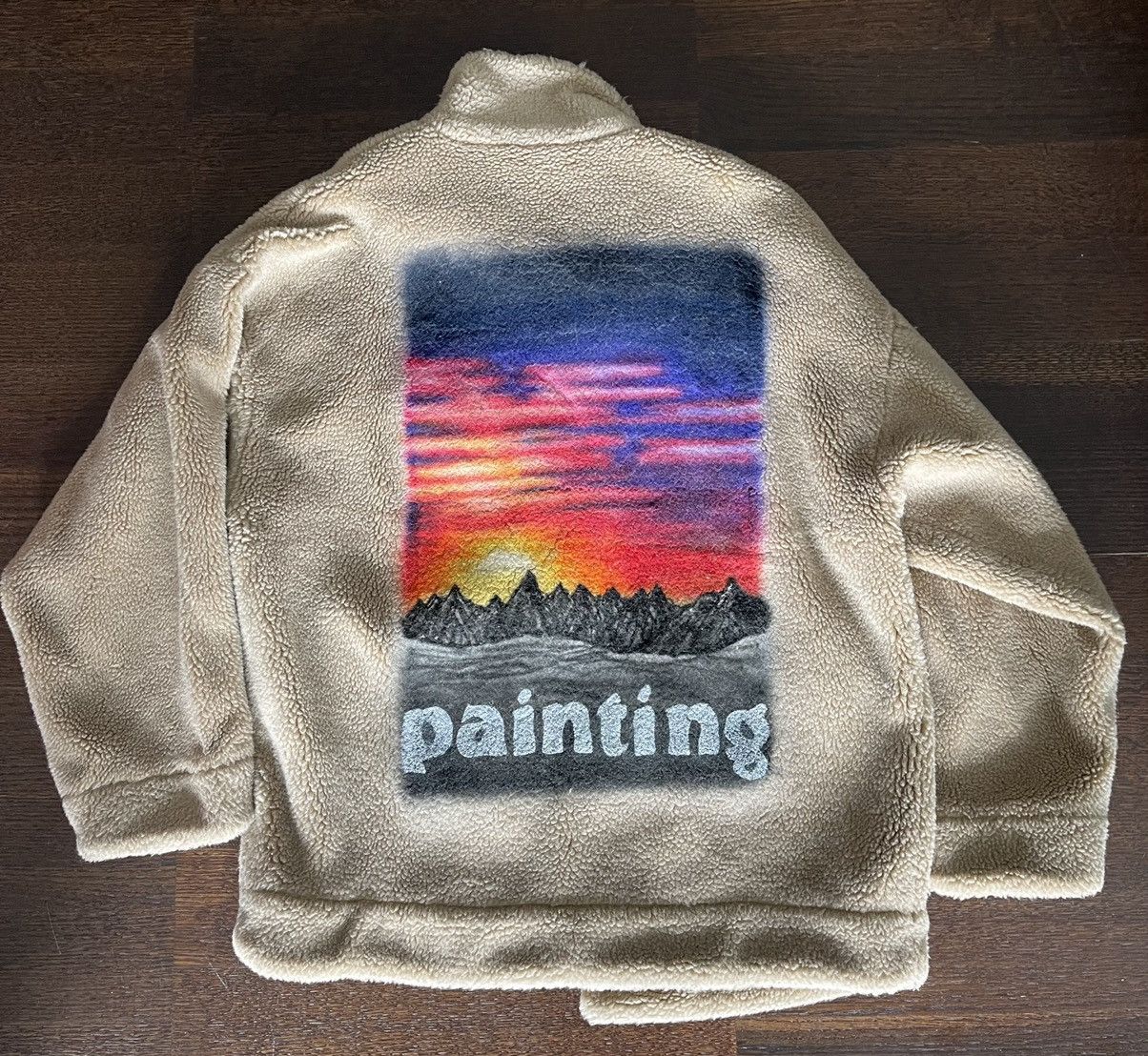 Doublet Doublet Hand Painted Fur Jacket | Grailed