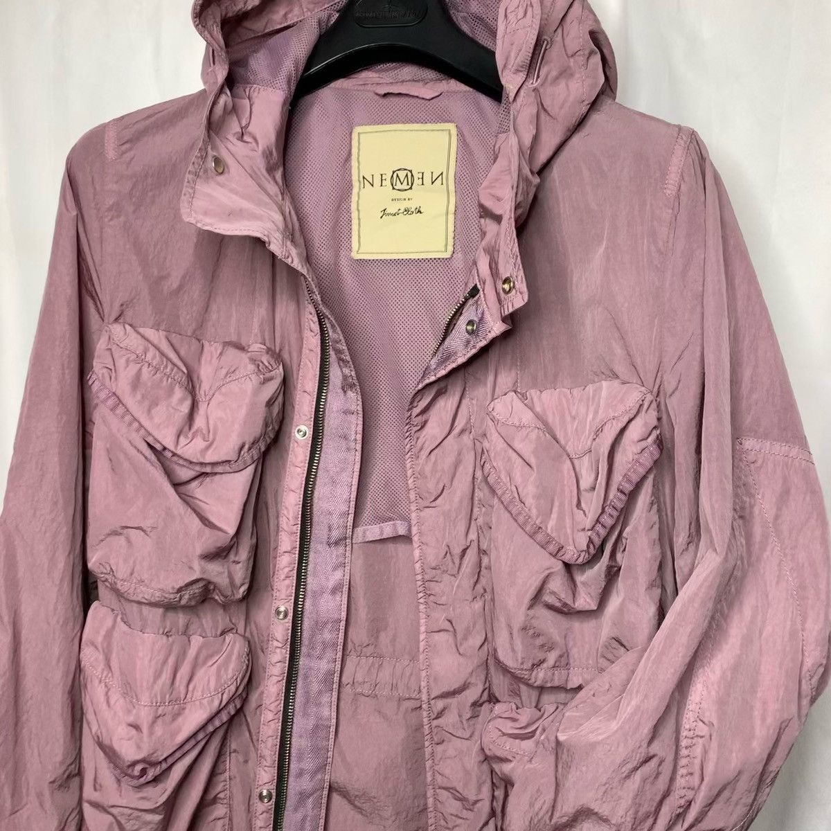 ジャケット・アウター NEMEN Nemen Rare NEMEN metallic pink multi pocket jacket | Grailed
