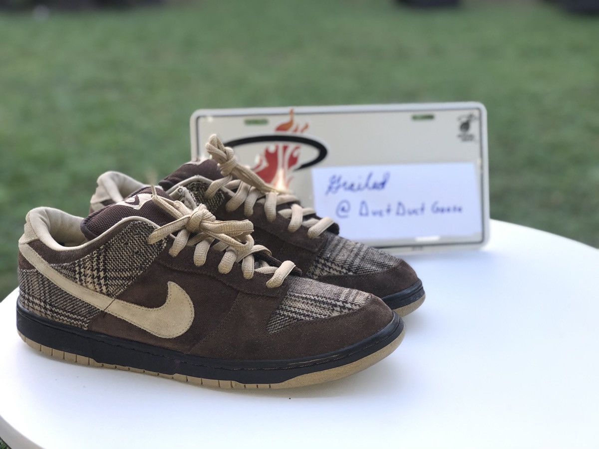 Nike **Final Drop** Dunk Low Pro SB Tweed 2004 | Grailed
