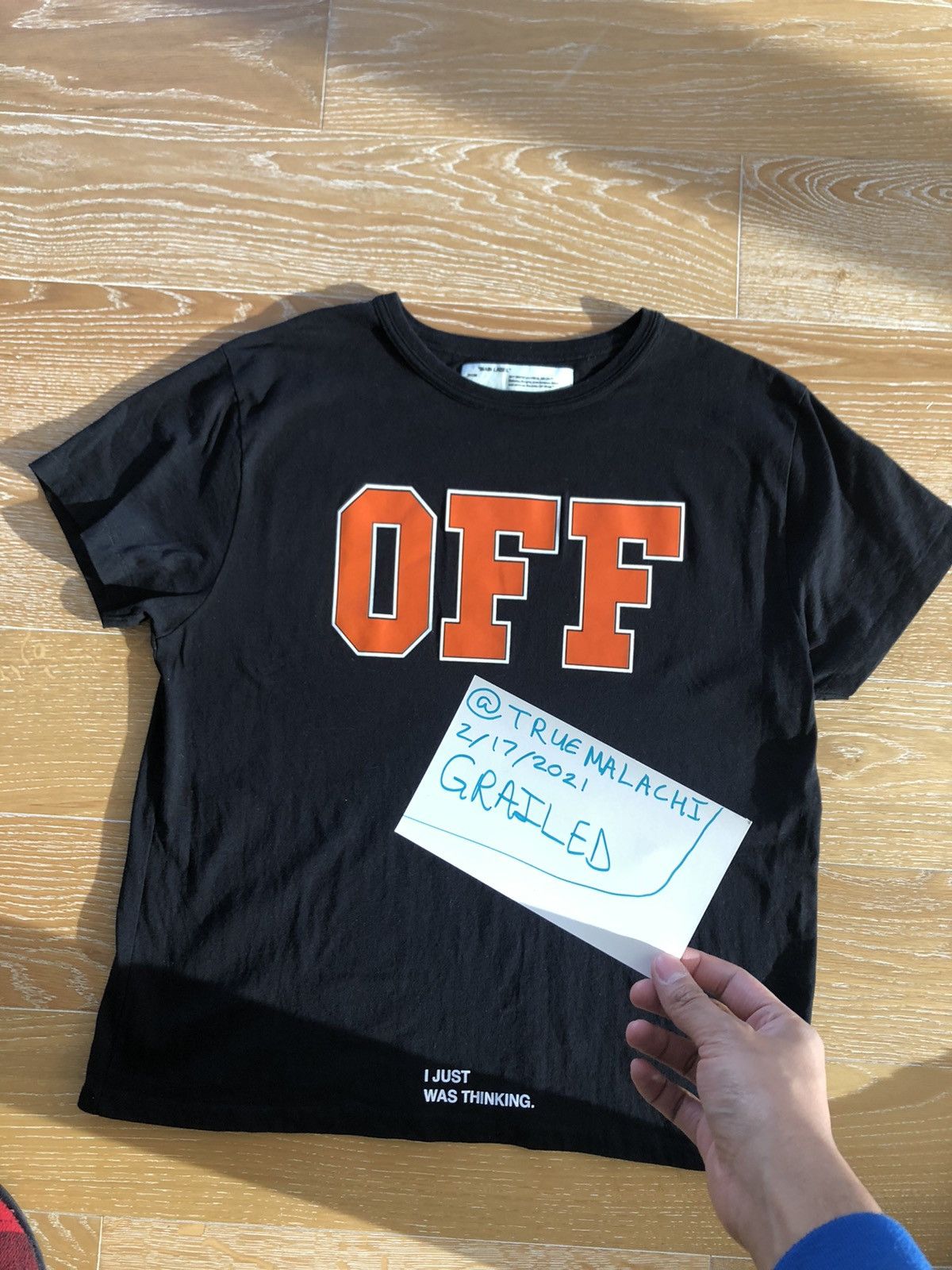 Grailed off white sales