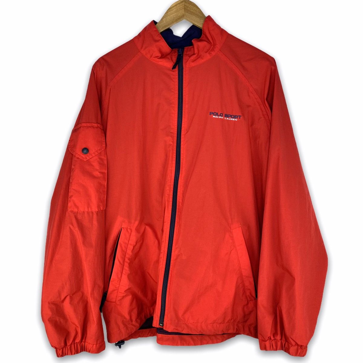 Vintage Ralph Lauren Red Pullover Windbreaker XXL