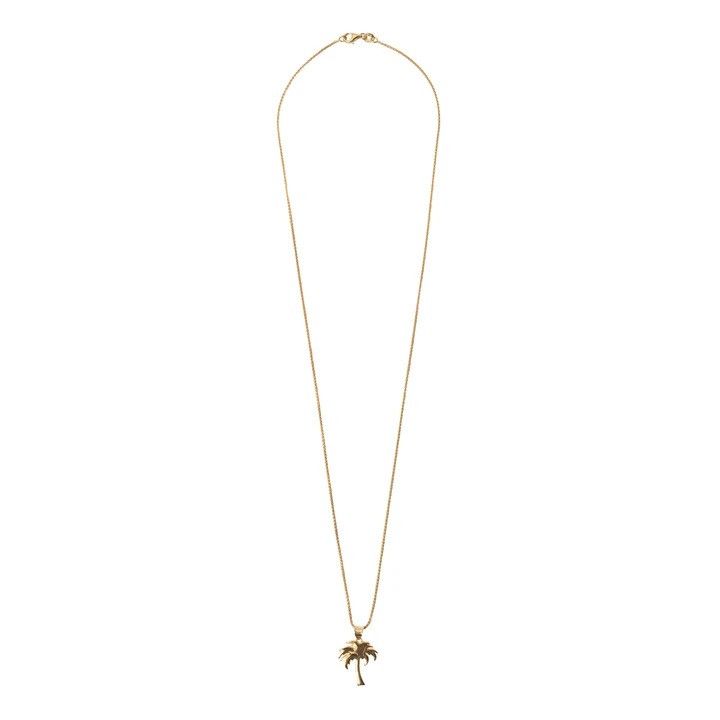 Stussy Stussy Pendant Palm Necklace Gold | Grailed