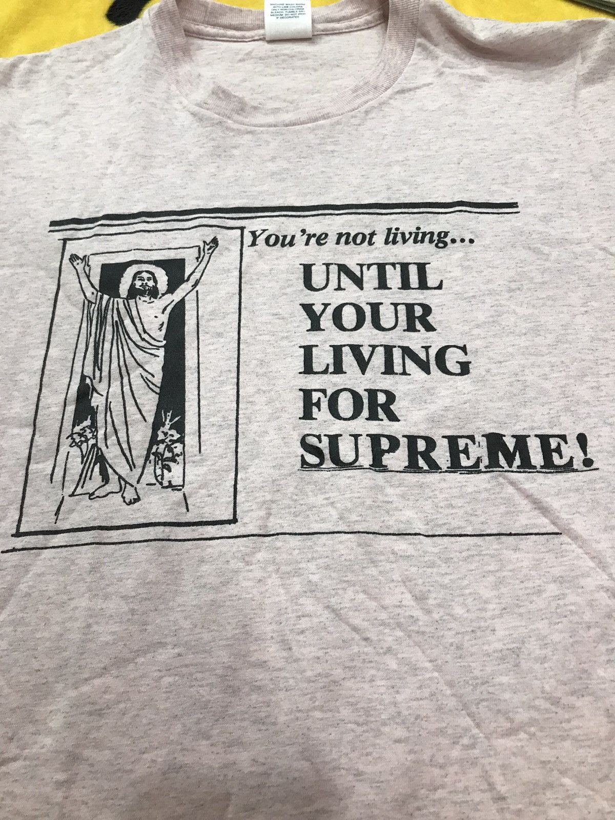 Supreme SS09 Supreme Living For Jesus Tee Shirt Grailed