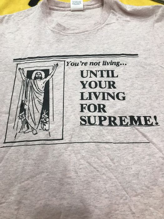 Supreme outlet jesus tee