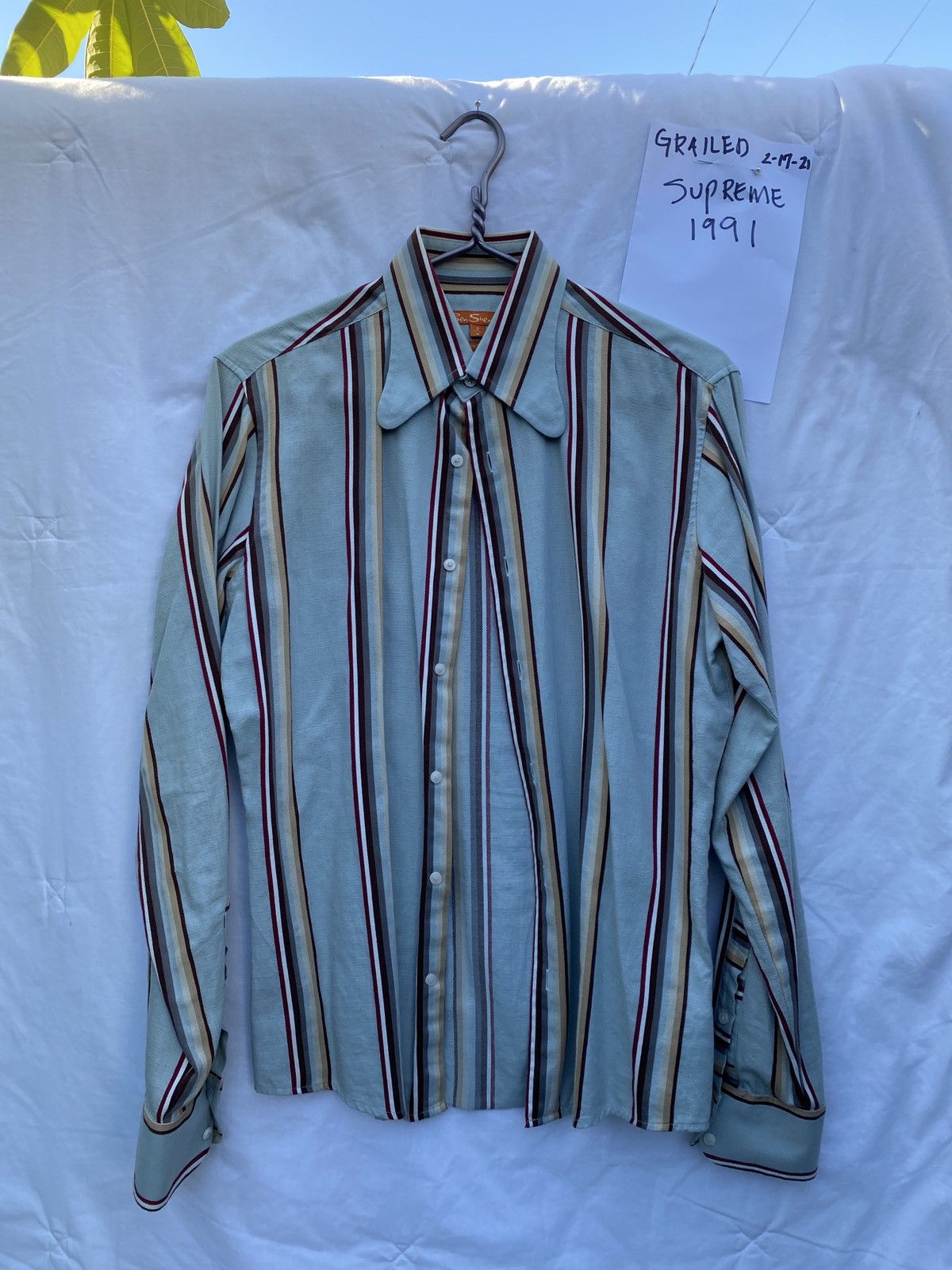 1970s Ballon Sleeve Ben Sherman Top main image 1