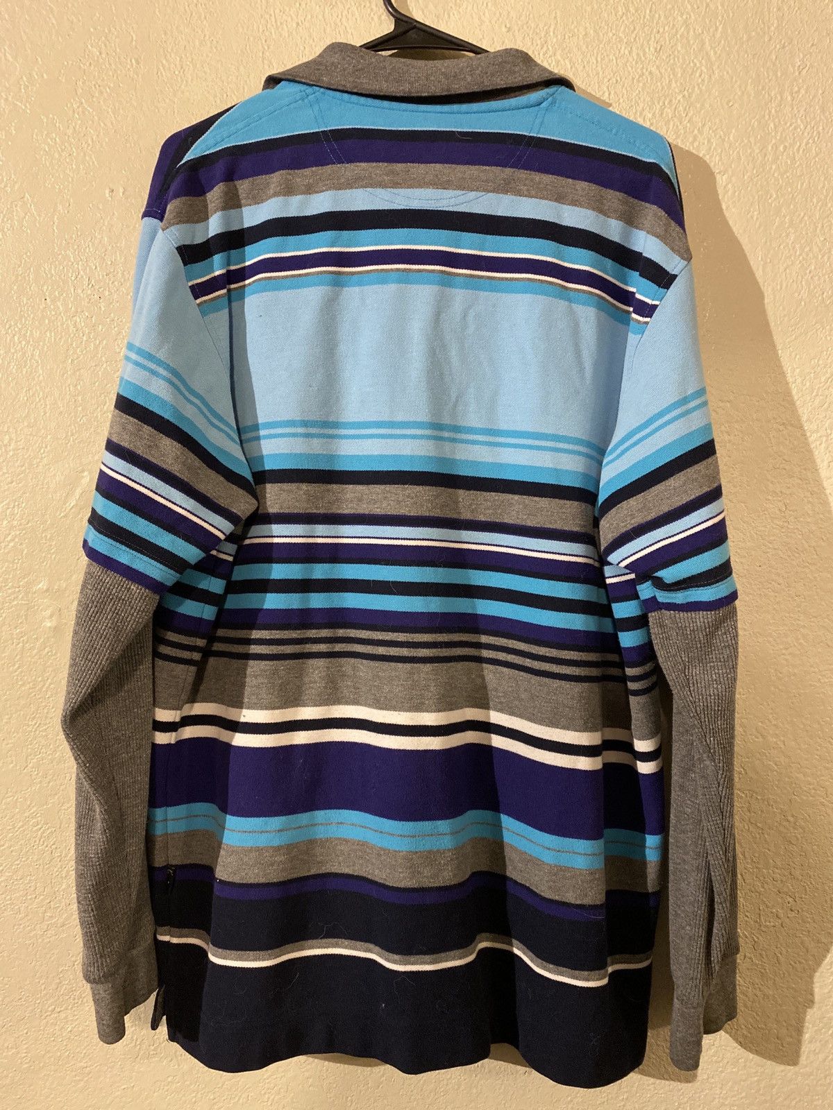 Karl Kani × Vintage Vintage Y2K Karl Kani thermal sleeve polo shirt Size US XL / EU 56 / 4 - 4 Thumbnail