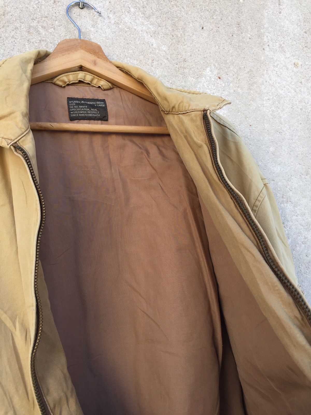 Stussy Vintage Stussy Flight Jacket Size US XL / EU 56 / 4 - 10 Thumbnail