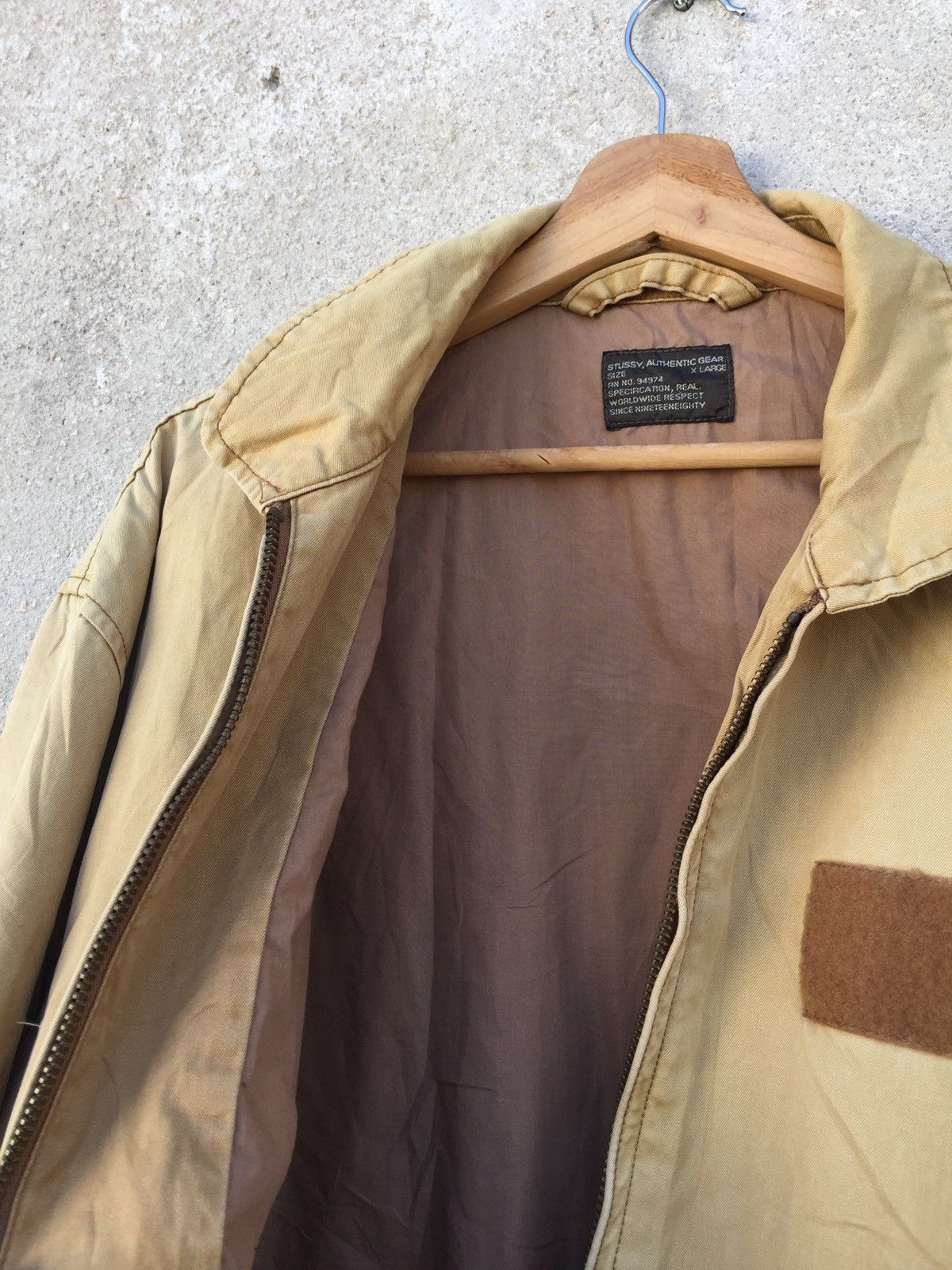 Stussy Vintage Stussy Flight Jacket Size US XL / EU 56 / 4 - 9 Thumbnail