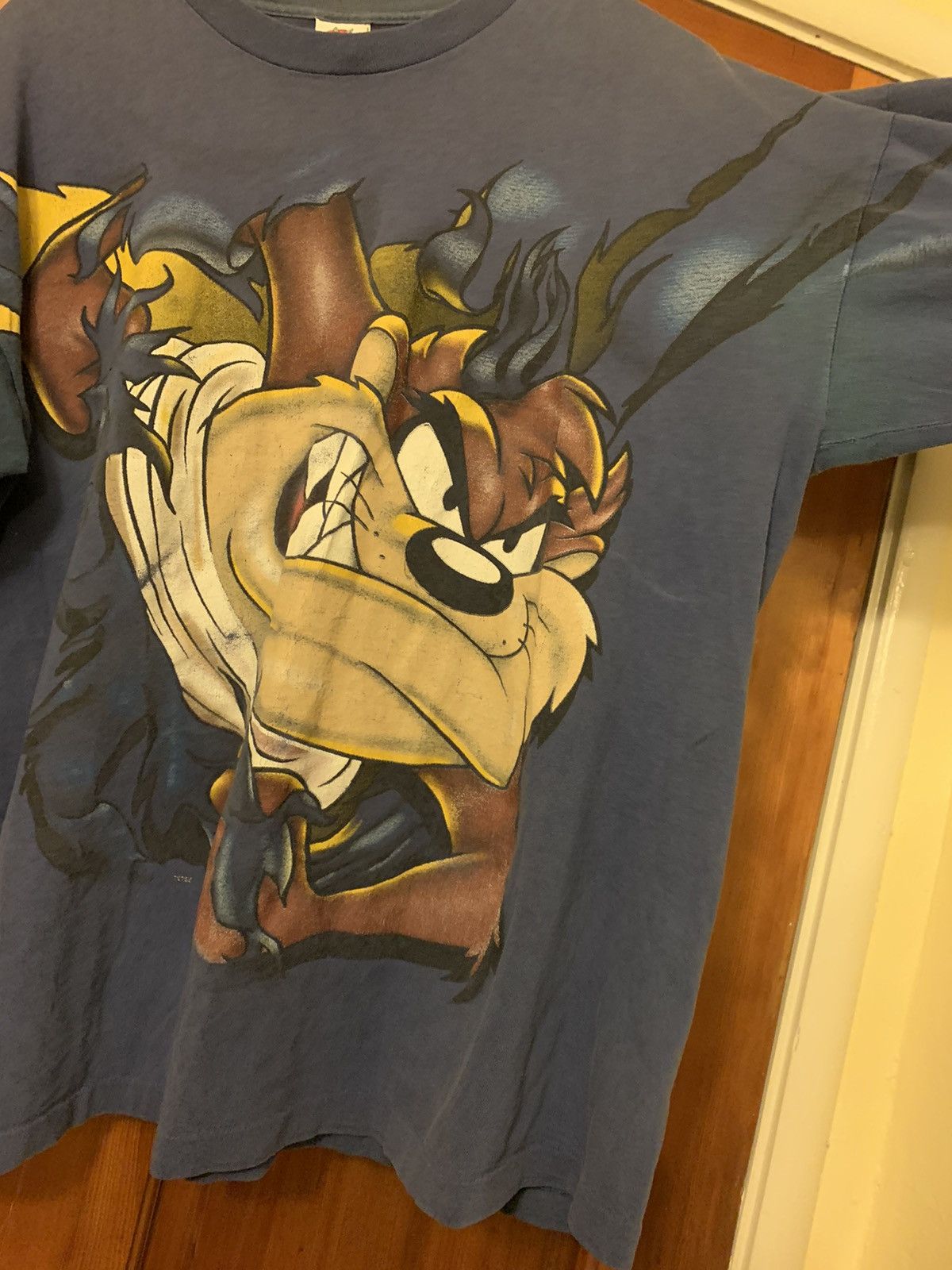Vintage × Warner Bros *RARE* Vintage 1997 Taz Looney Tunes USA Made Shirt - XL Size US XL / EU 56 / 4 - 3 Thumbnail