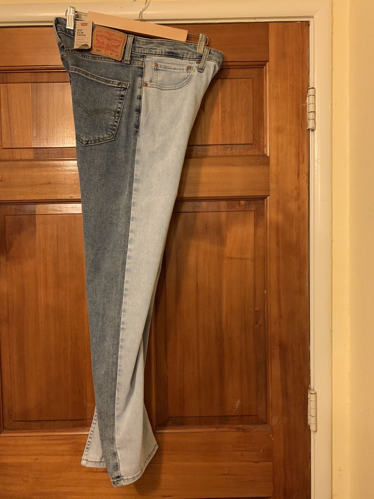 Levi's × Levi's Vintage Clothing *RARE* New Levi’s Split-Wash 512 Slim Taper Denim Jeans - 32 Size US 32 / EU 48 - 1 Thumbnail
