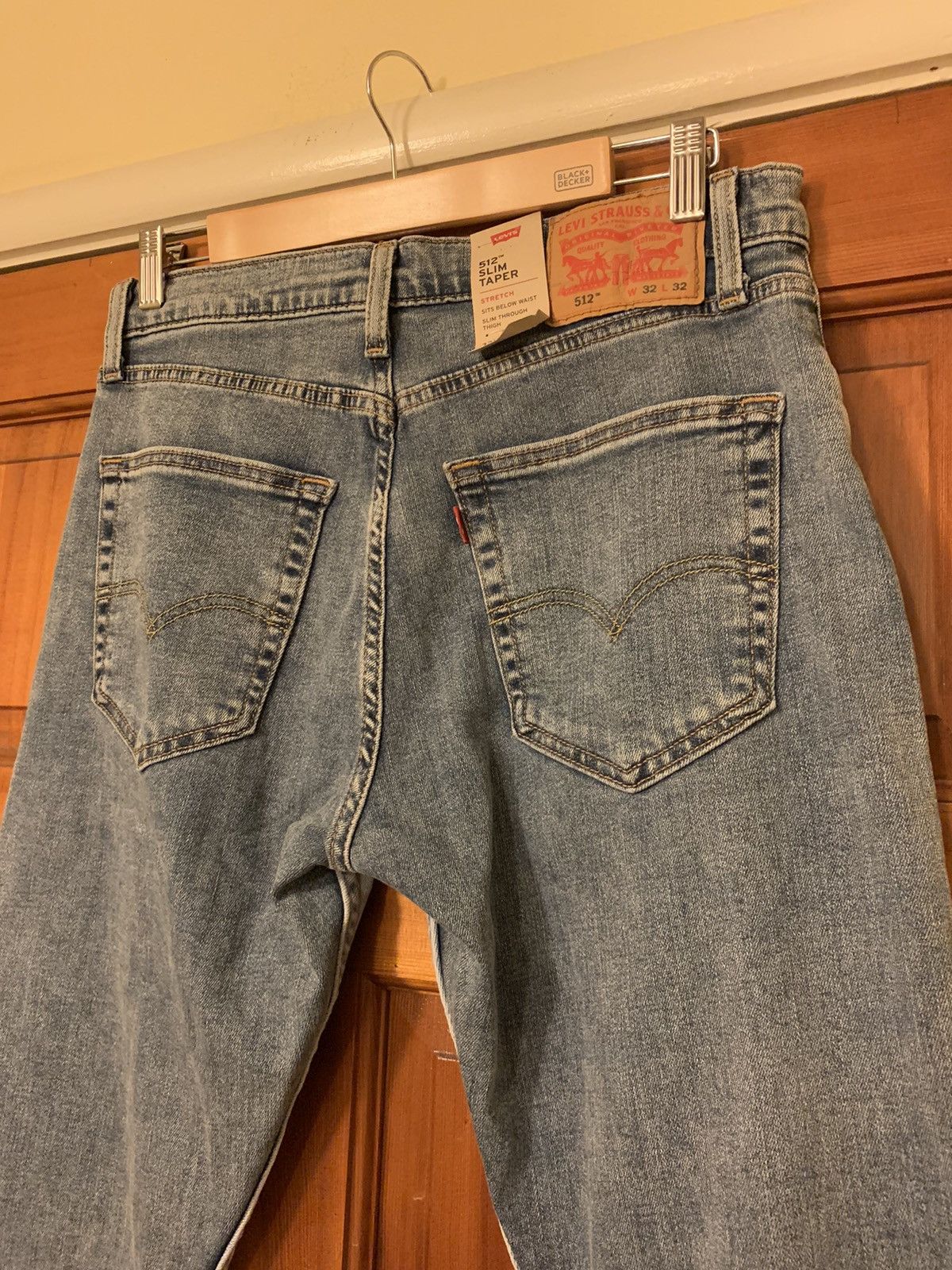 Levi's × Levi's Vintage Clothing *RARE* New Levi’s Split-Wash 512 Slim Taper Denim Jeans - 32 Size US 32 / EU 48 - 4 Thumbnail