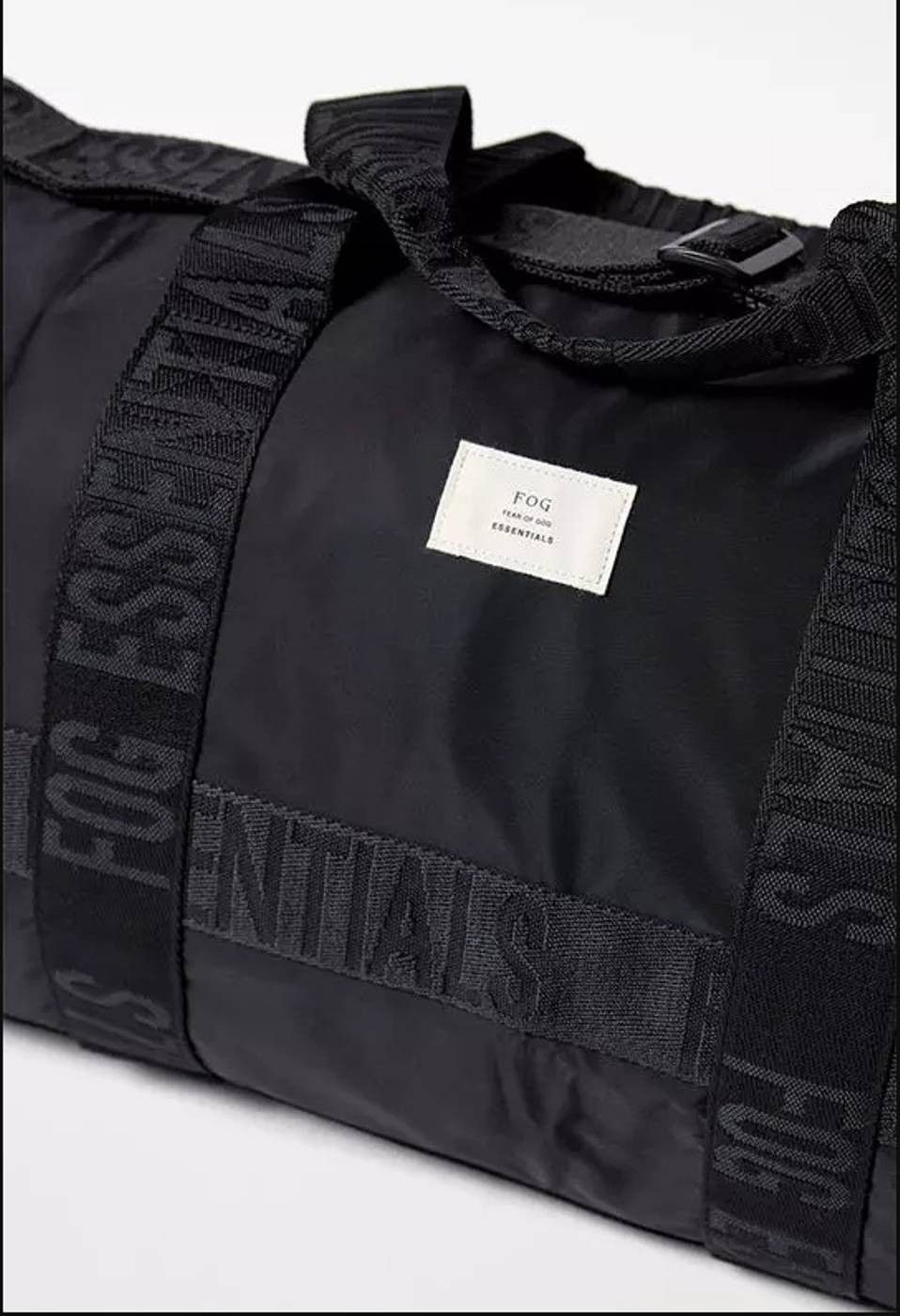 バッグ Fear of God Essentials Duffel Bag Black Fear of God ESSENTIALS Duffle Bag Fear Of God Essentials
