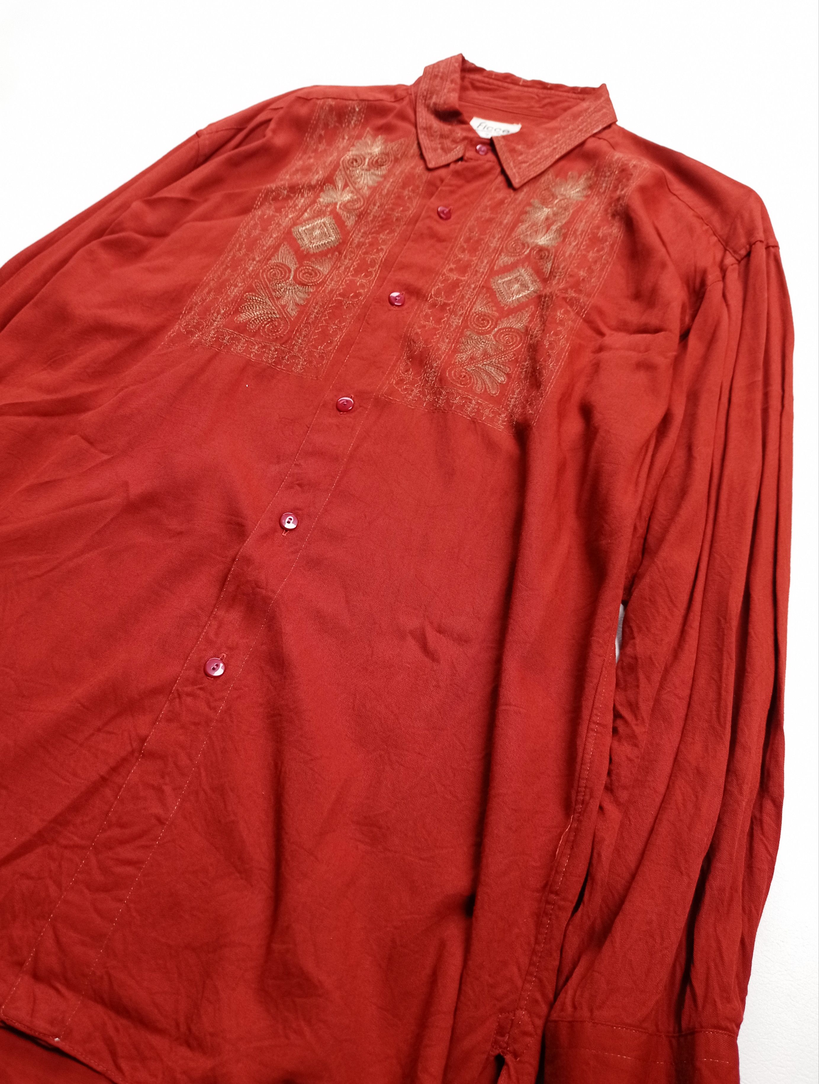 Japanese Brand × Yoshiyuki Konishi FICCE Yoshiyuki Konishi ethic gold embroidery shirt Size US M / EU 48-50 / 2 - 3 Thumbnail