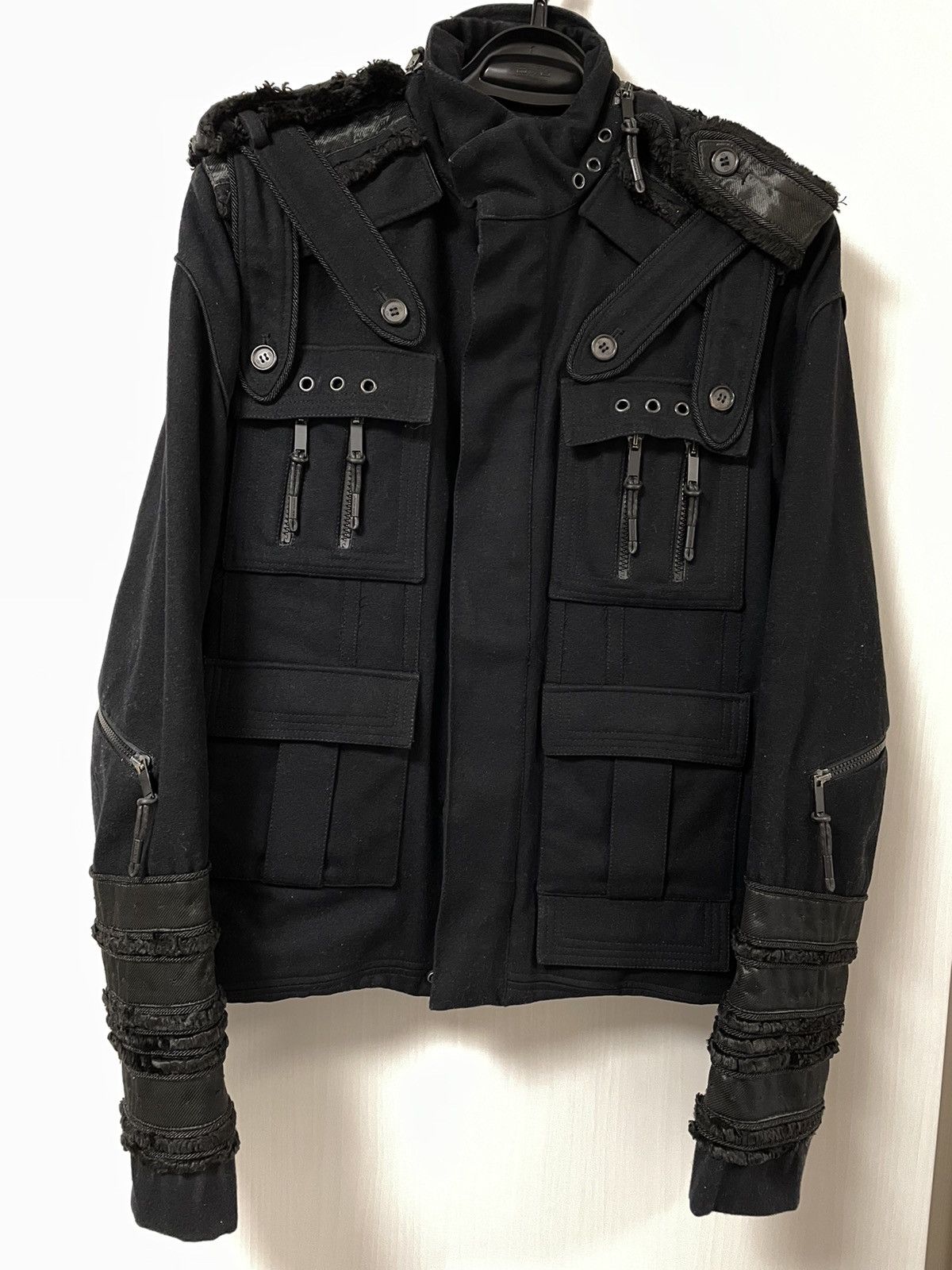 Black Napoléon Jacket Dior × Hedi Slimane Dior Homme 03 “Napoleon” black wool jacket