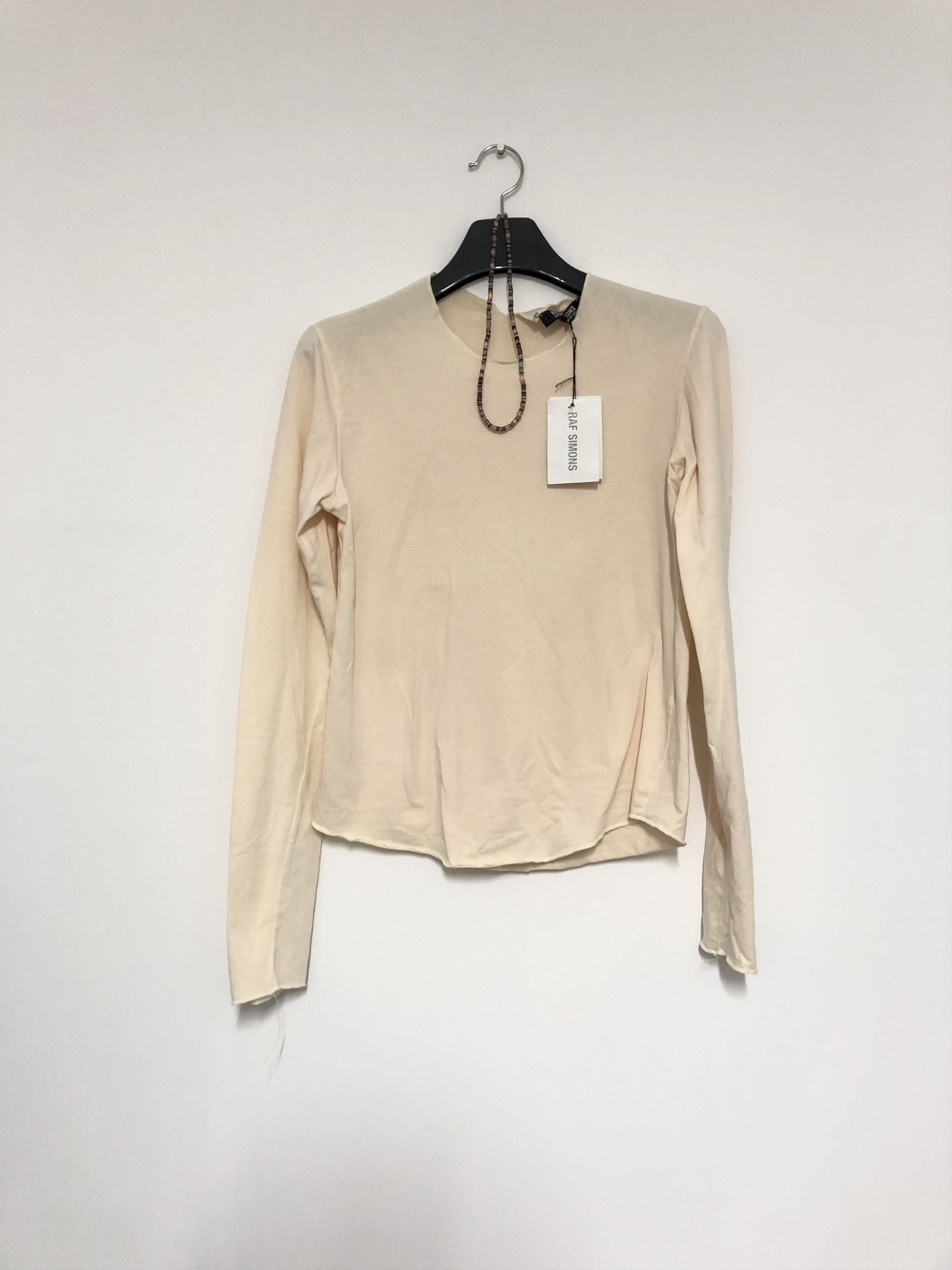 Raf Simons Raf Simons SS04 cut neck longsleeve shirt 2004