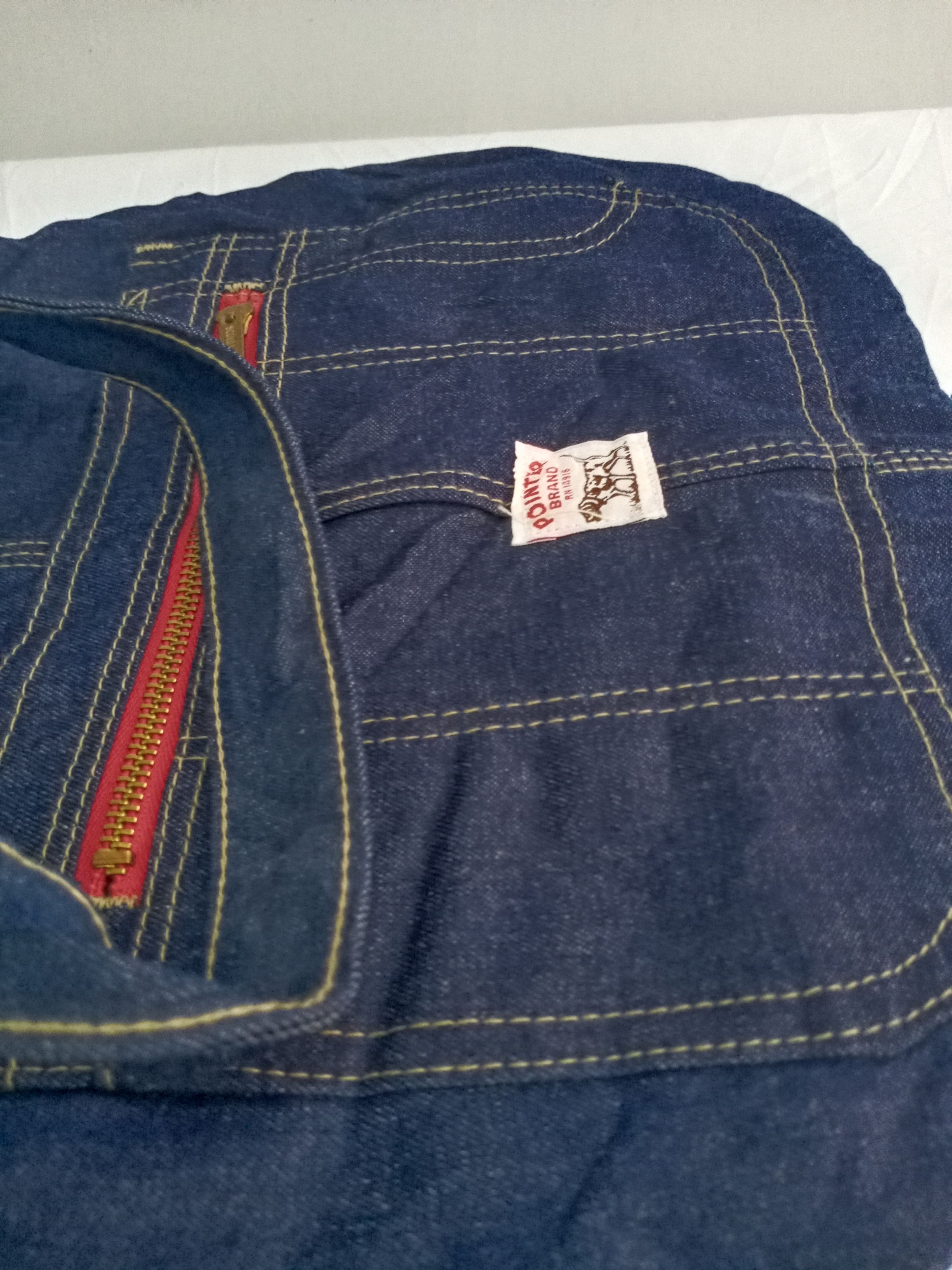 Pointer × Vintage 💥BEST OFFER💥Vtg 70s Pointer Denim Tote Bag Union Made Usa Size ONE SIZE - 4 Thumbnail