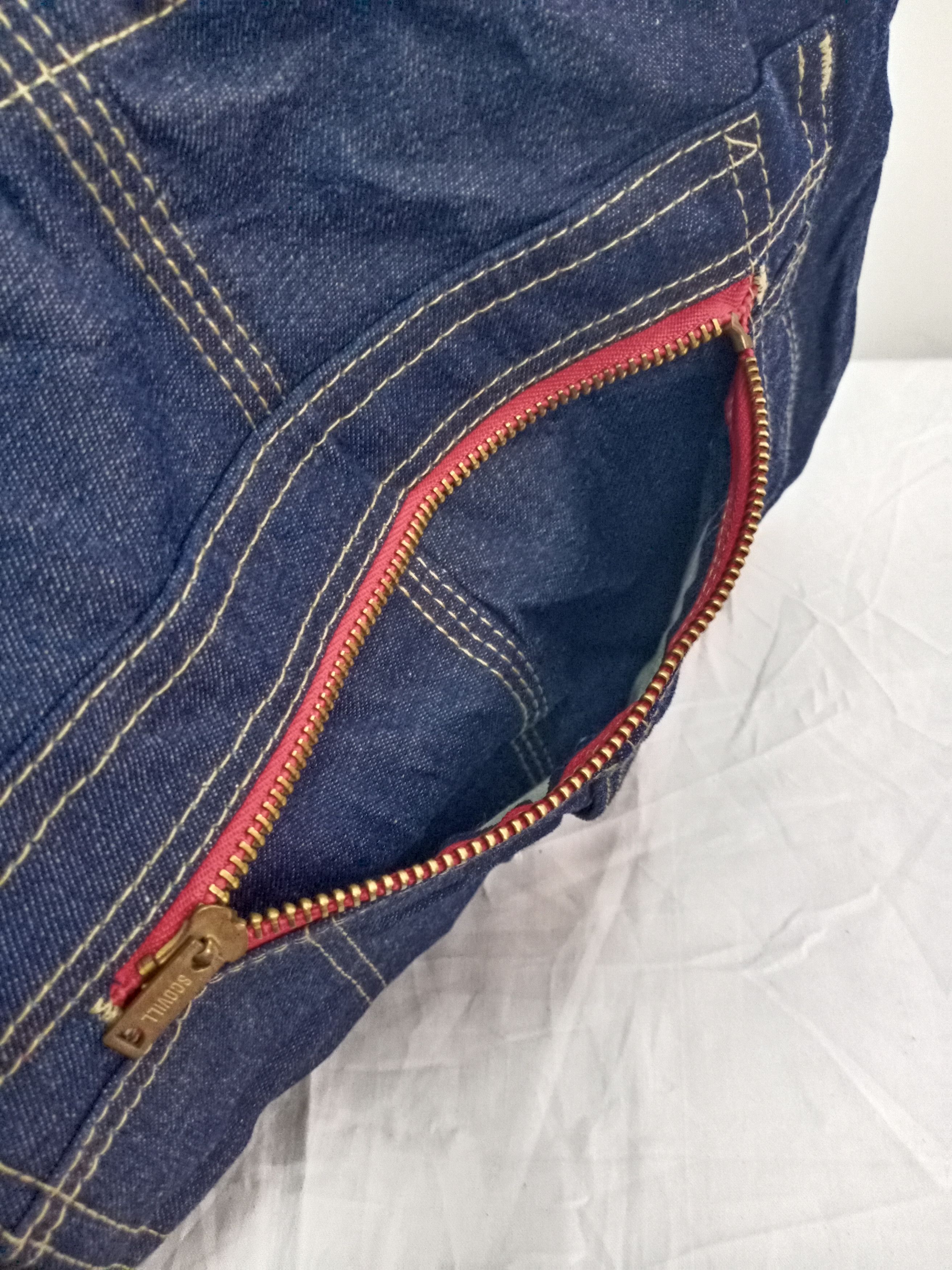 Pointer × Vintage 💥BEST OFFER💥Vtg 70s Pointer Denim Tote Bag Union Made Usa Size ONE SIZE - 3 Thumbnail