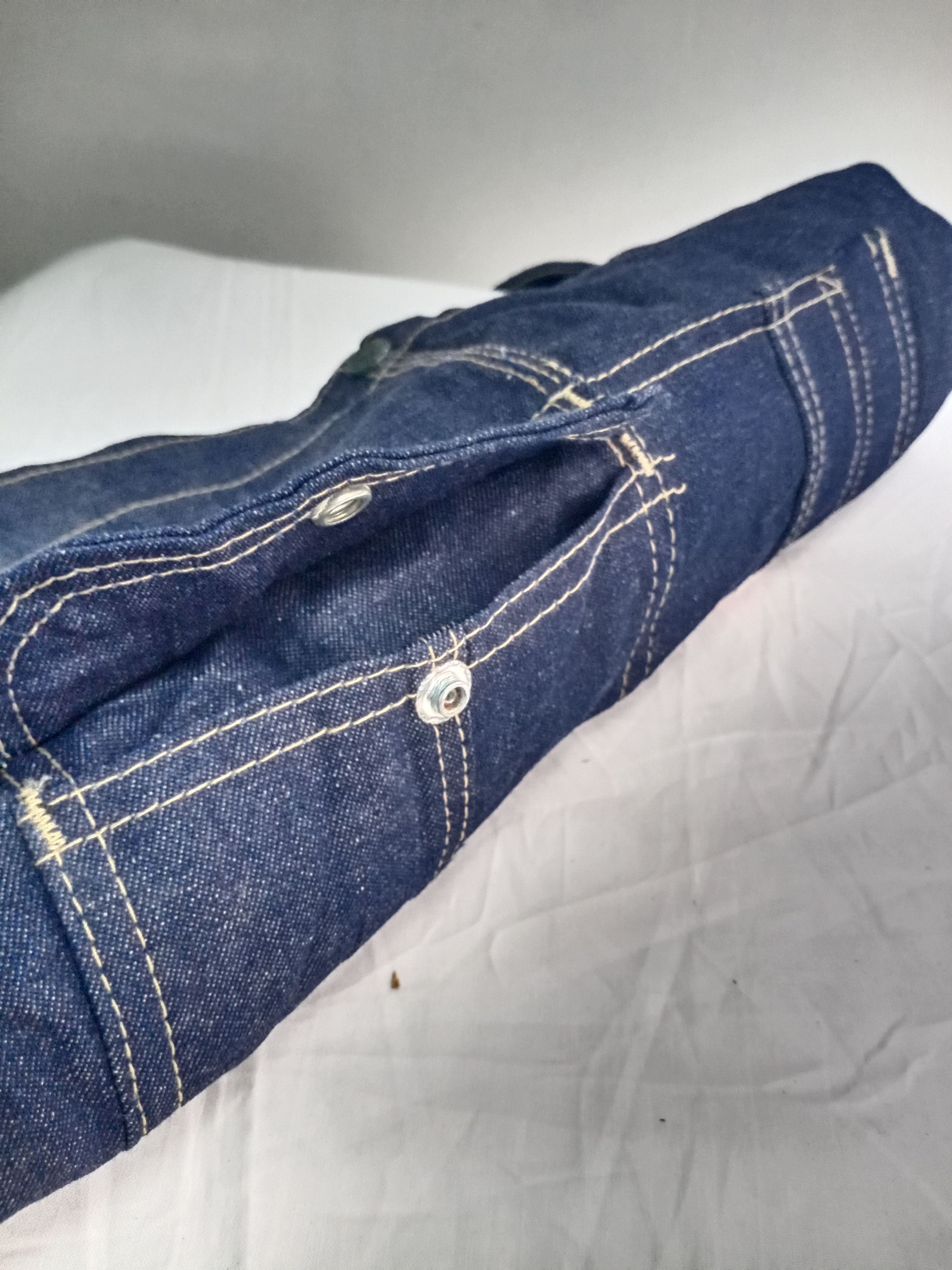 Pointer × Vintage 💥BEST OFFER💥Vtg 70s Pointer Denim Tote Bag Union Made Usa Size ONE SIZE - 9 Thumbnail