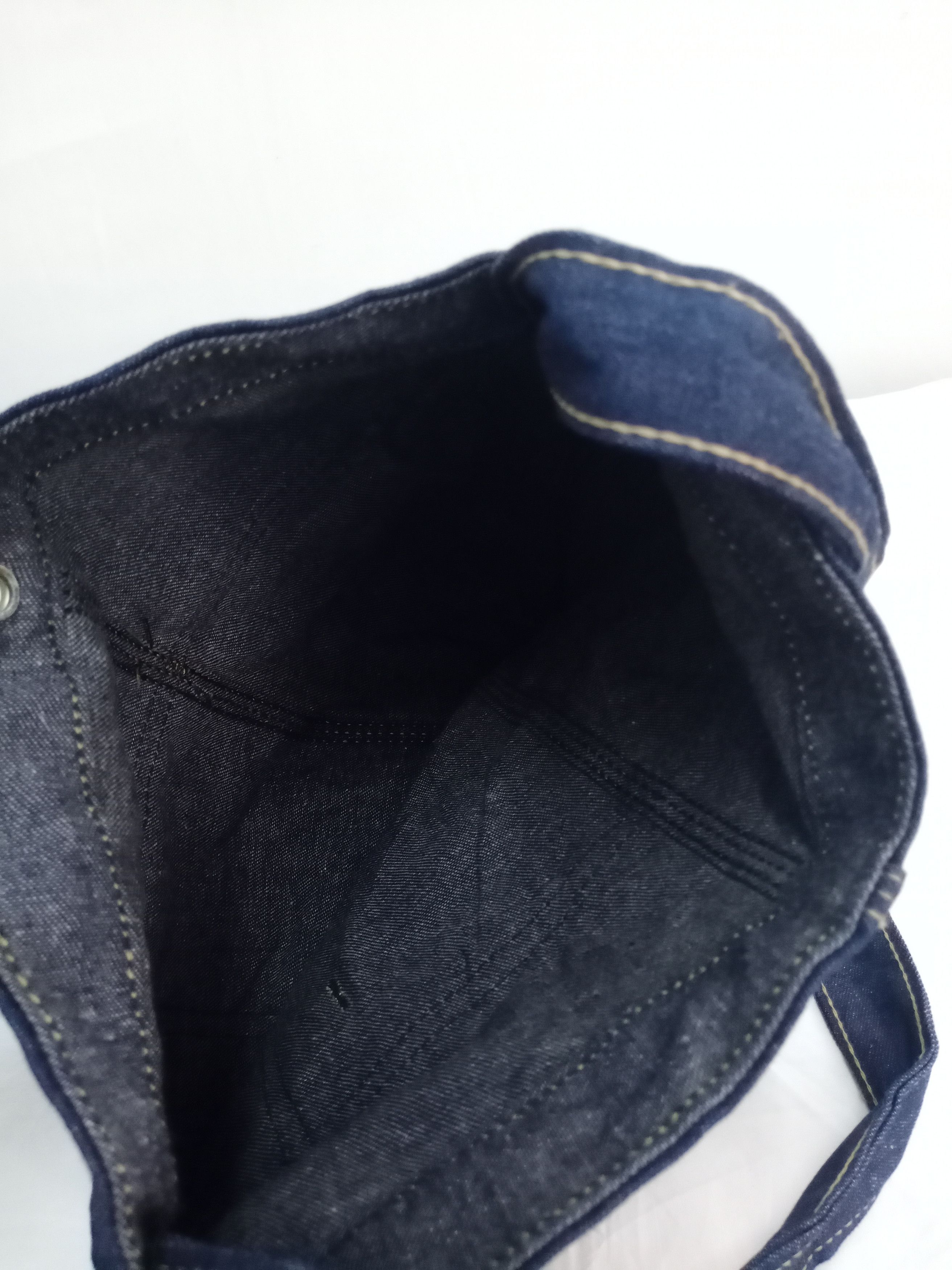 Pointer × Vintage 💥BEST OFFER💥Vtg 70s Pointer Denim Tote Bag Union Made Usa Size ONE SIZE - 5 Thumbnail