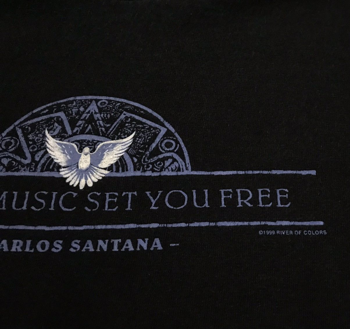 Band Tees × Vintage Vintage 1999 Santana “Let The Music Set You Free” Tshirt Size US XL / EU 56 / 4 - 8 Thumbnail