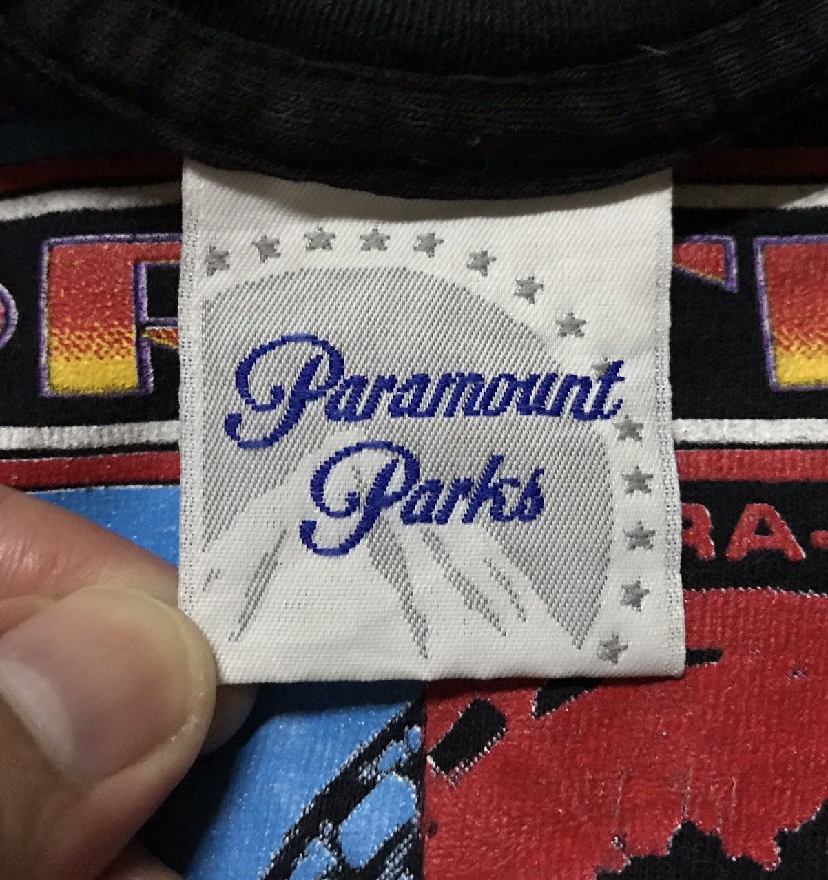 Vintage Vintage Paramount Kings Island Vortex Roller Coaster Tshirt Size US L / EU 52-54 / 3 - 5 Thumbnail